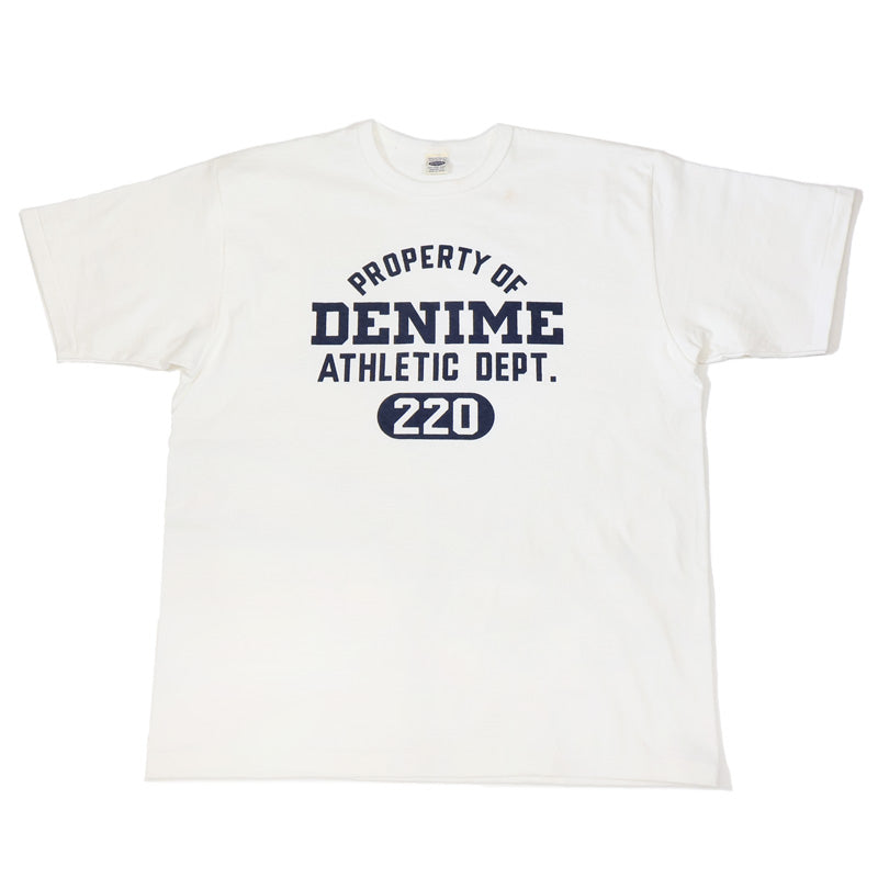 272 CREW NECK T - ATHLETIC DEPT - OFF WHITE