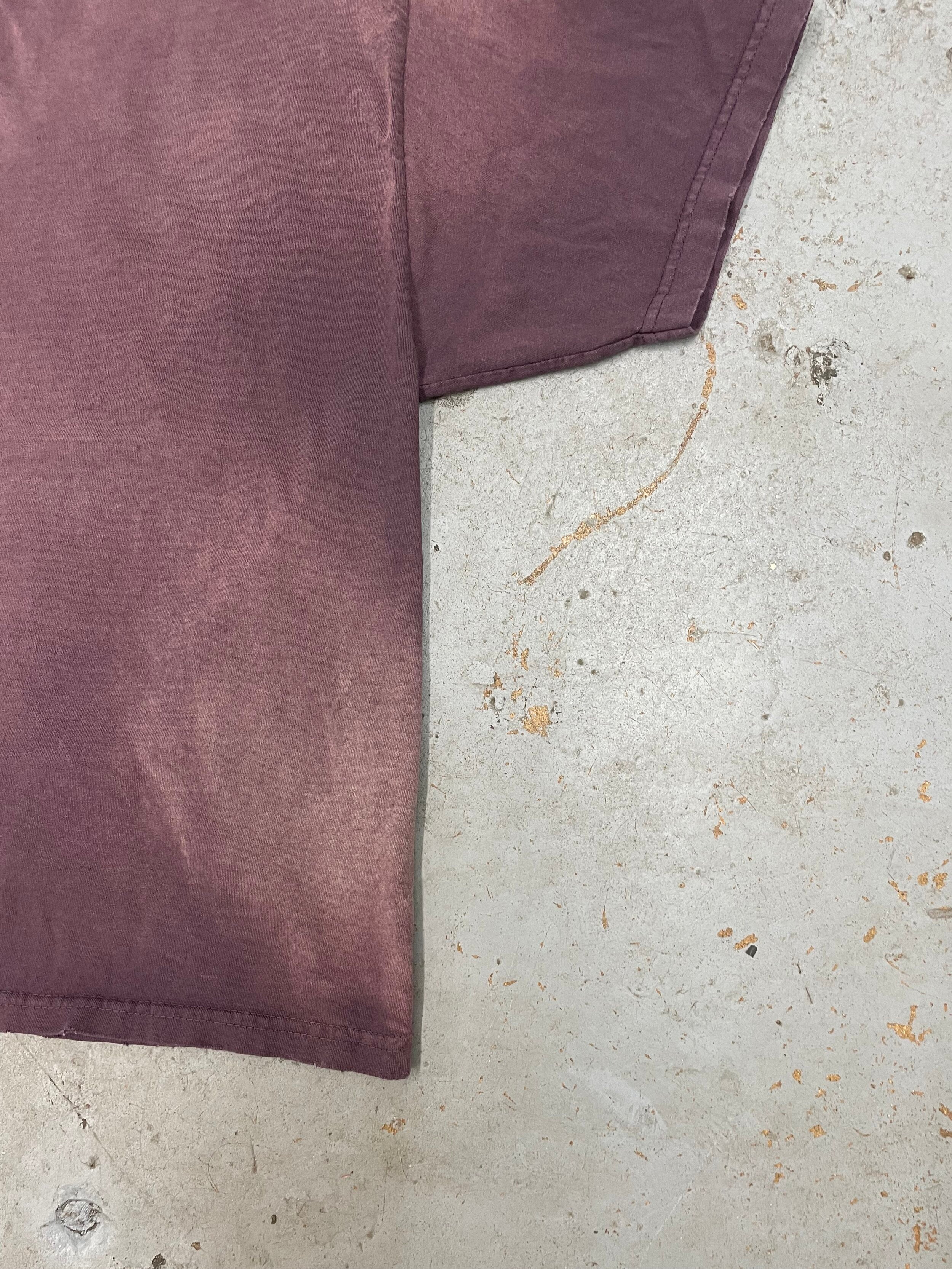 OVERSIZE CROP TEE S/S - AGED PLUM