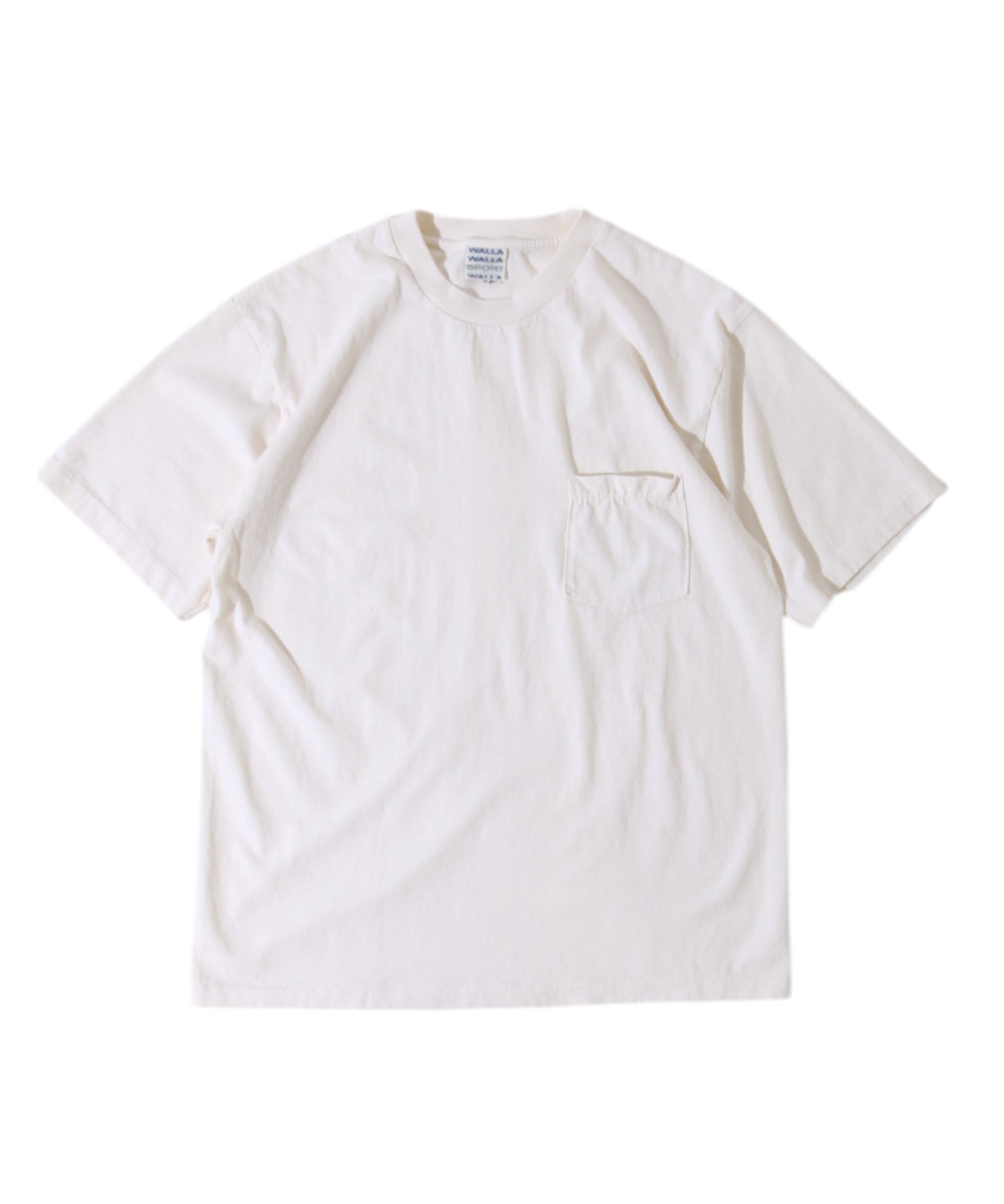 6oz TUBE POCKET TEE S/S - IVORY