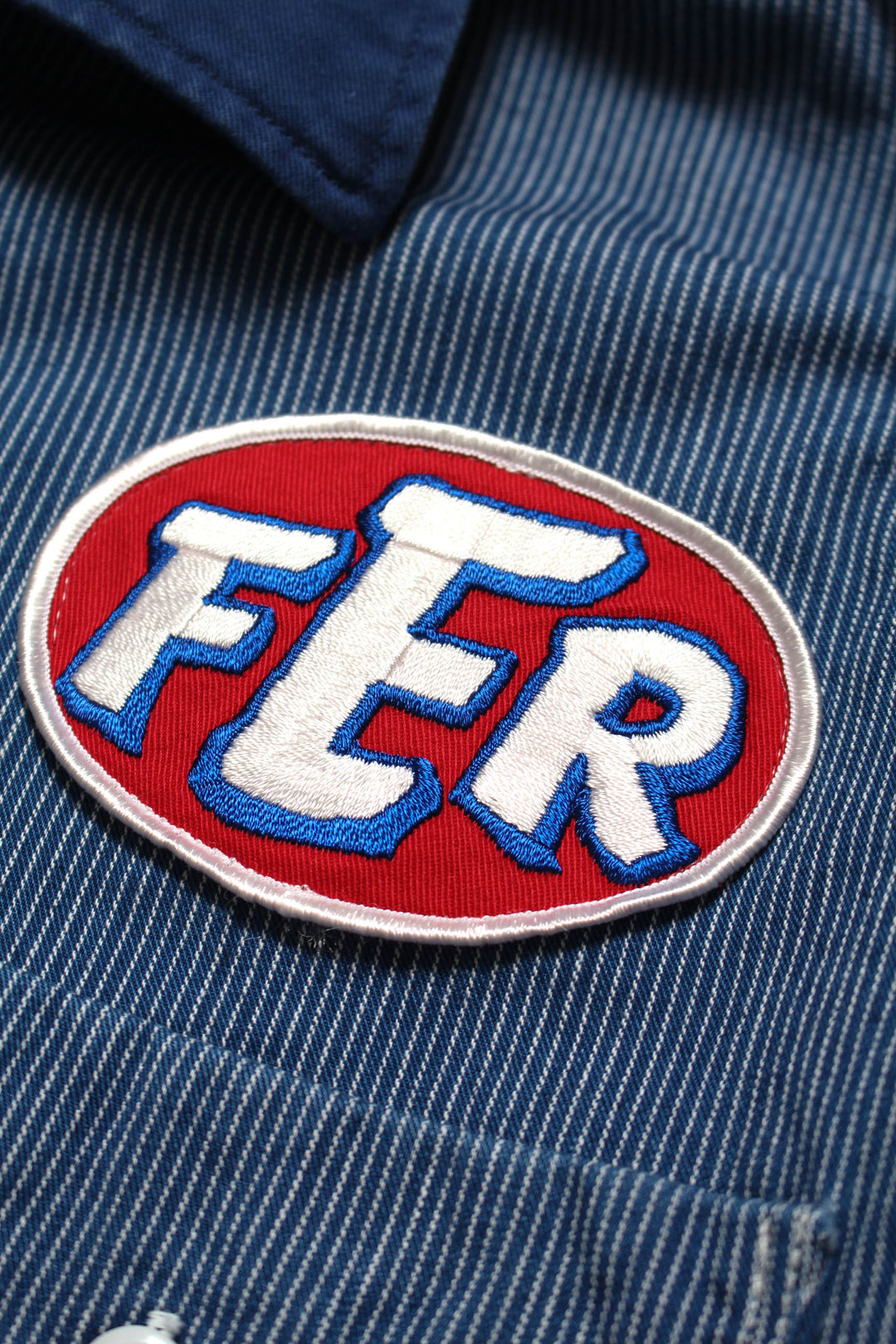 FER GRITGEAR SHIRT AGED - INDIGO STRIPE