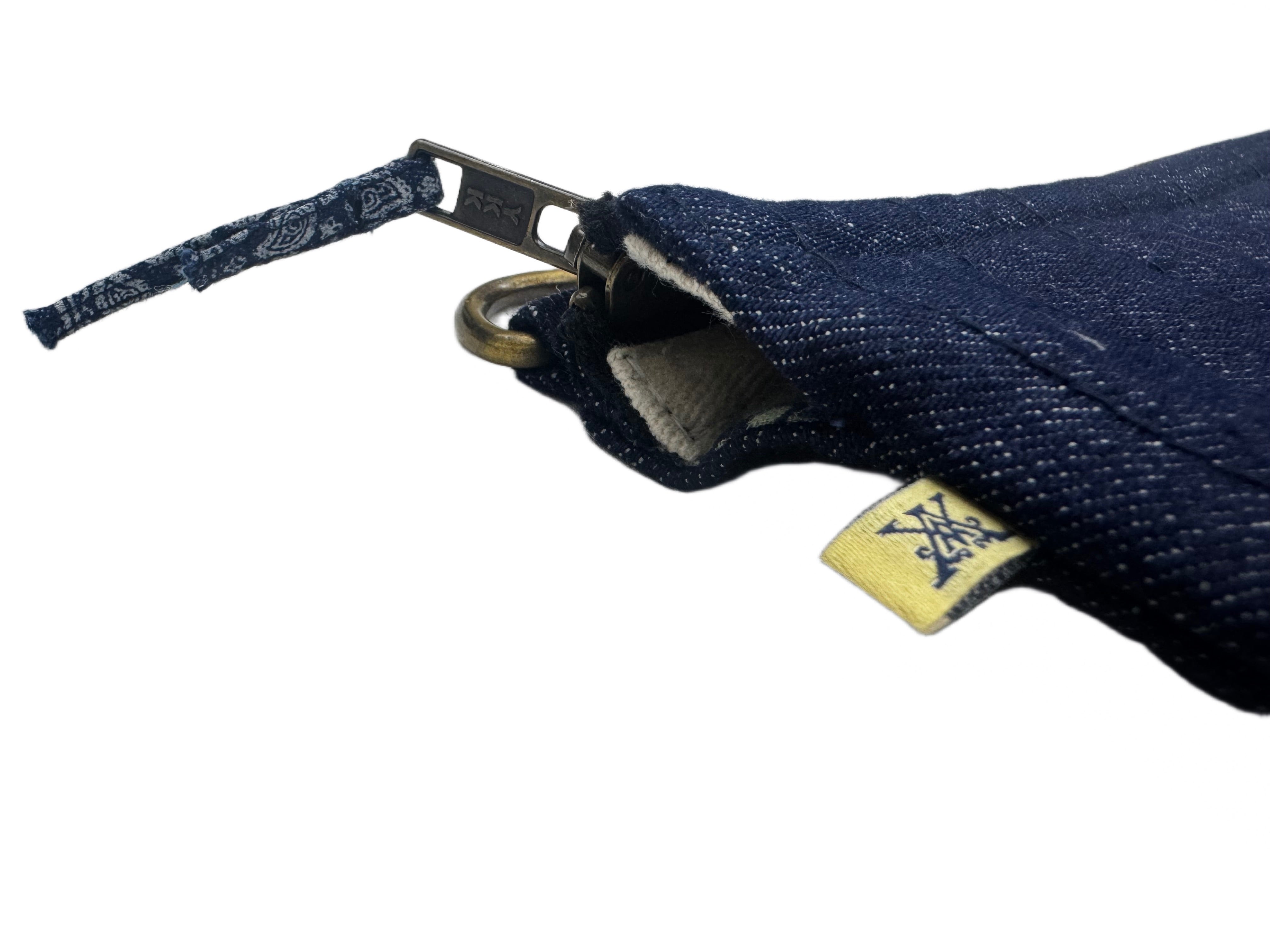 AK/PR/LOT3/ACC/038 Boro Phoenix & Selvedge Denim Sleeve - INDIGO