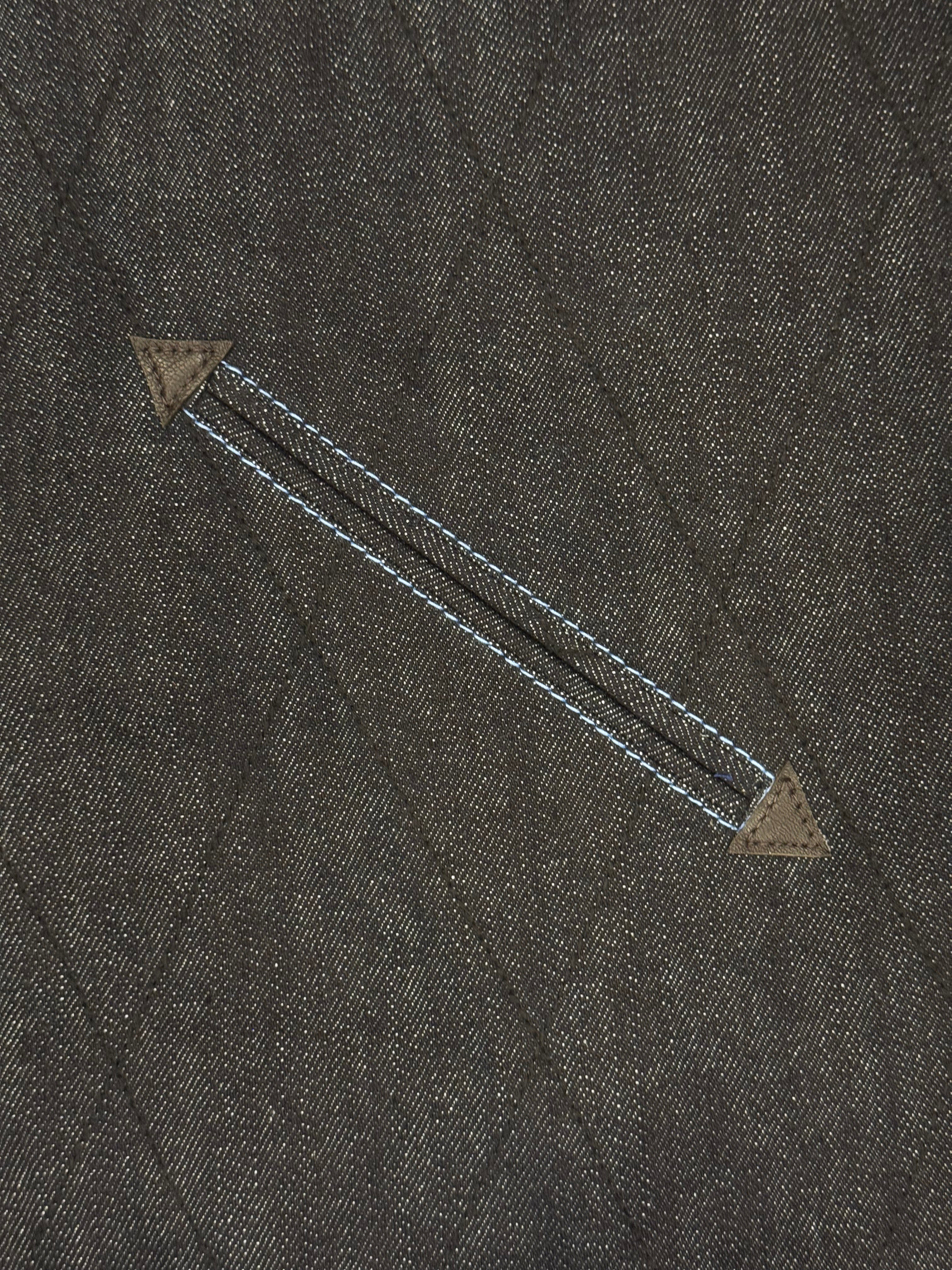 AK/PR/LOT3/JKT/052 AK OG Tribal Dragon & Tiger Denim Souvenir Jacket - BLACK