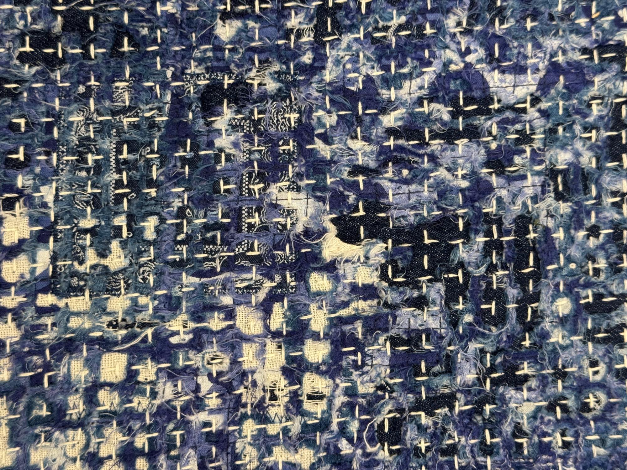 AK/PR/LOT4/JKT/058 Blue Boro Denim Jacket - BLUE