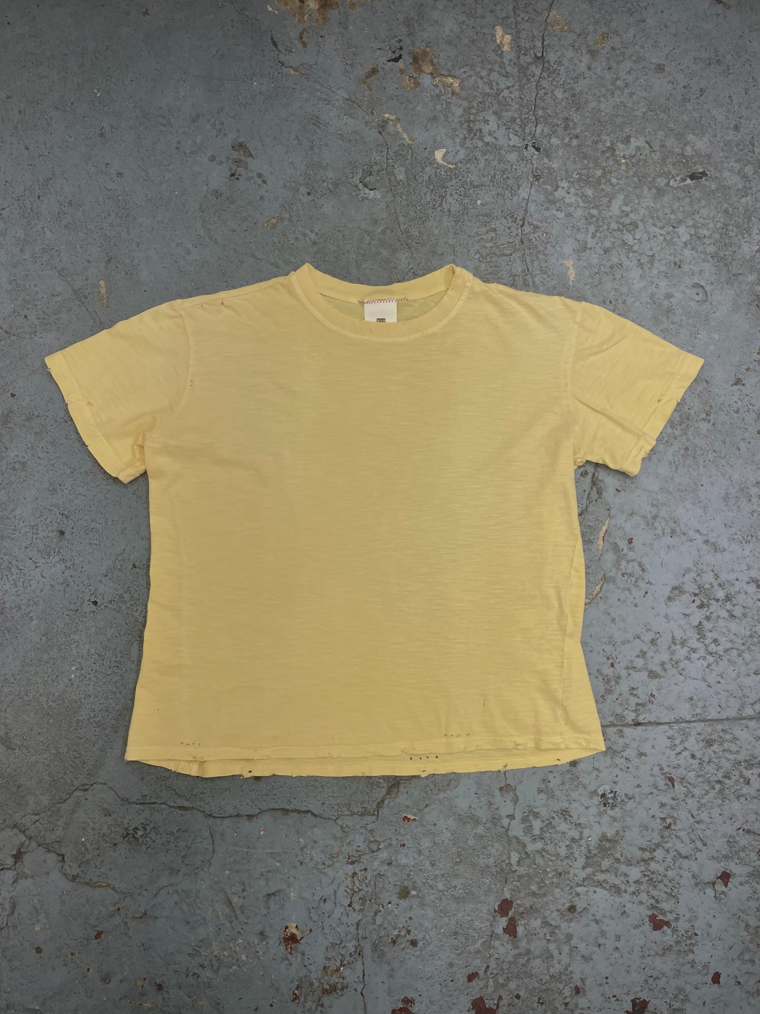 EVERYDAY SLUB TEE S/S - VINTAGE YELLOW
