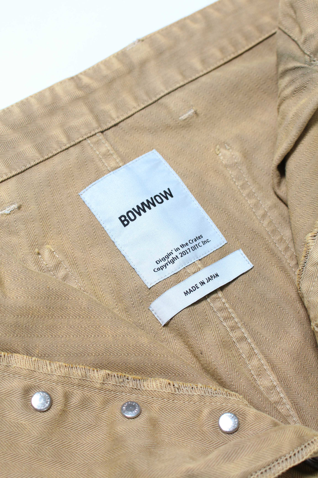 USMC P-41 HBT TROUSERS AGED - OLIVE YELLOW