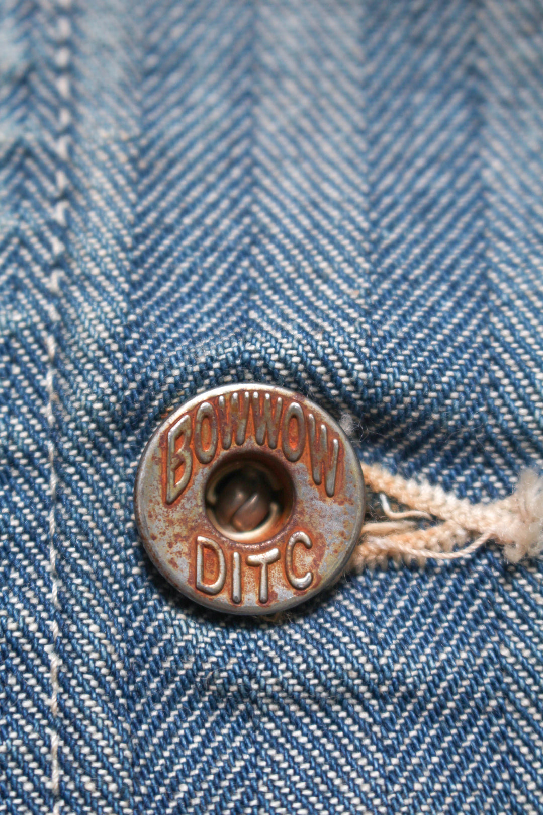 FER GRITGEAR JACKET AGED - INDIGO HERRINGBONE