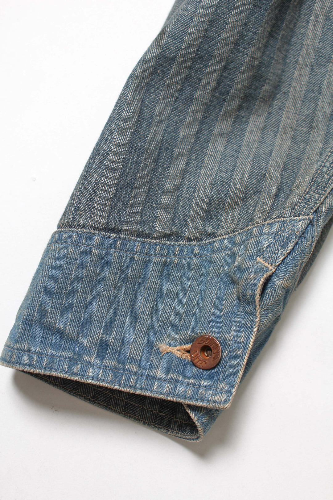 FER GRITGEAR JACKET AGED - INDIGO HERRINGBONE