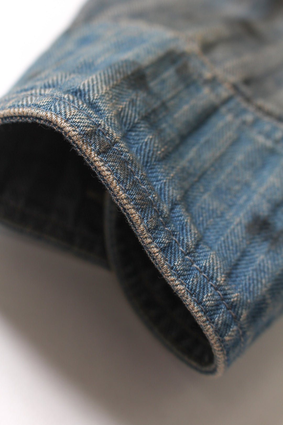 FER GRITGEAR JACKET AGED - INDIGO HERRINGBONE