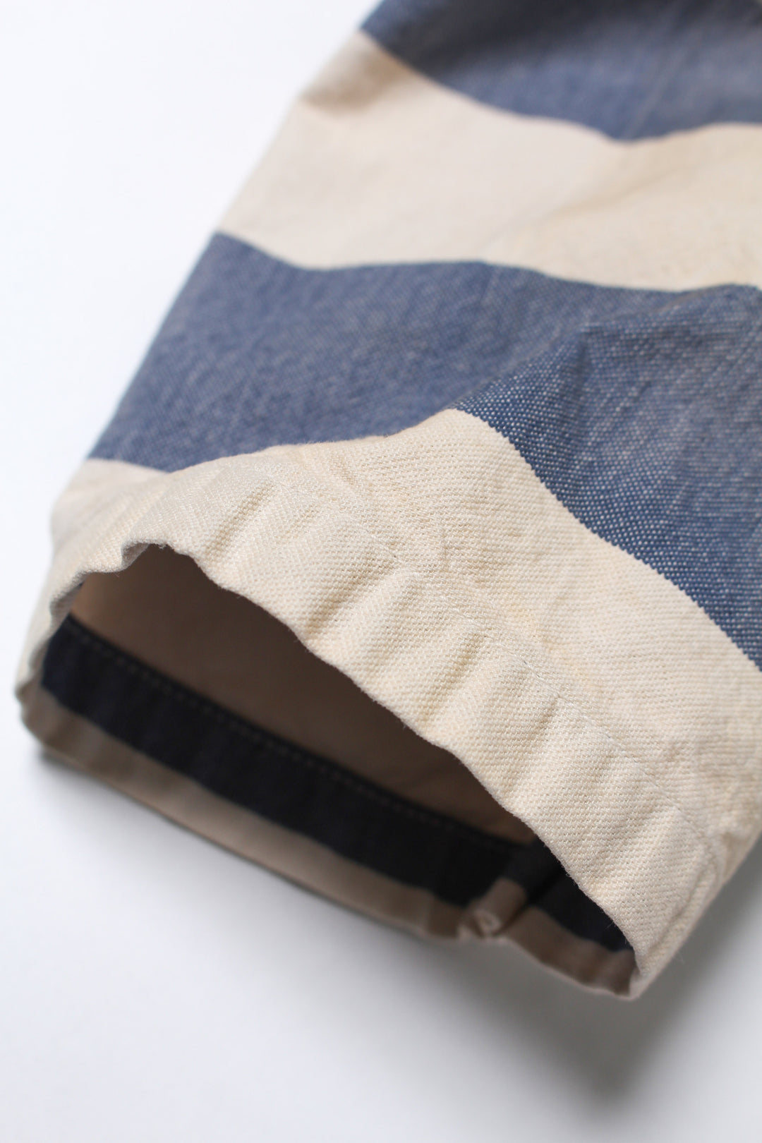 BLUE STRIPE PRISON JACKET AGED - AGED L.BLUExO.WHITE