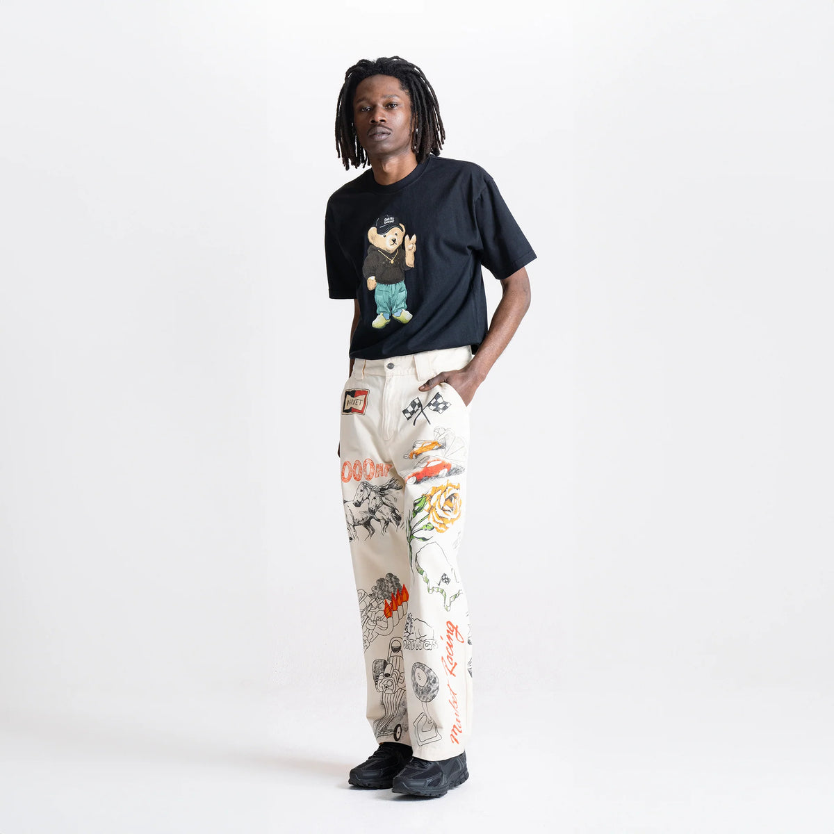 HORSEPOWER SENIOR PANTS - ECRU