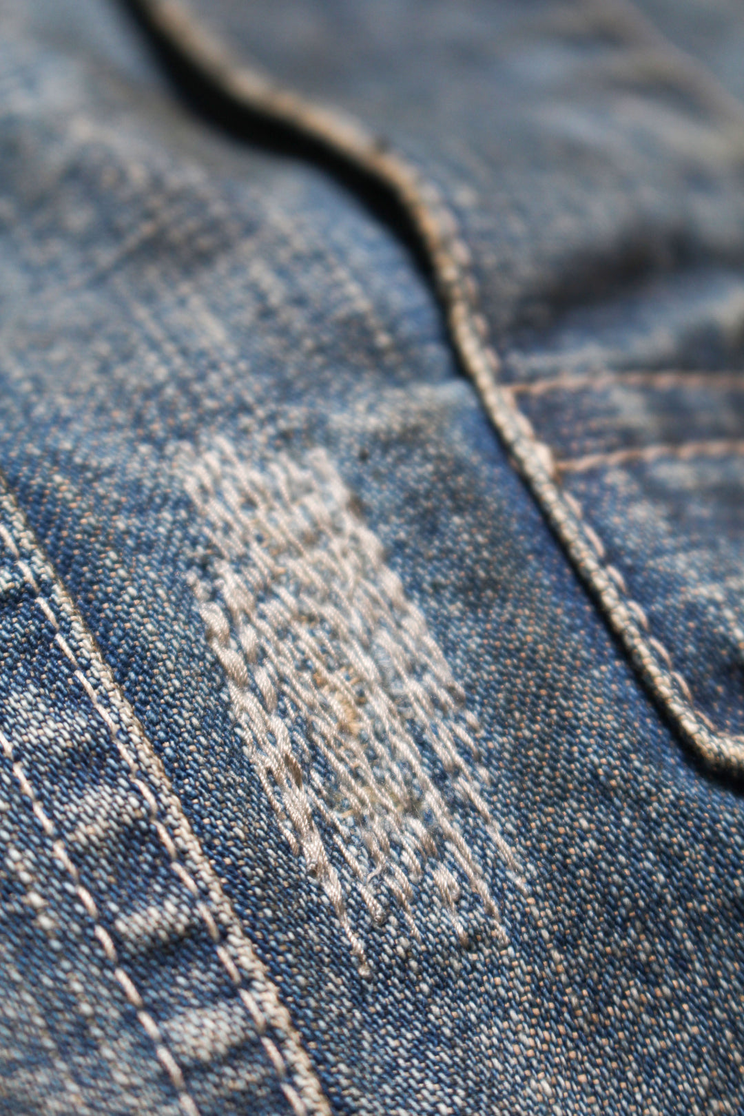 US ARMY M-35 DENIM JACKET AGED - AGED INDIGO