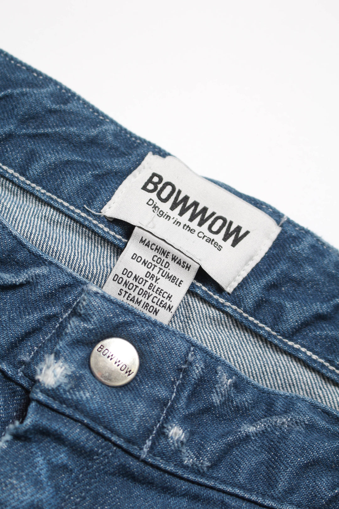 REPAIRED INDIGO PAINTER PANTS - AGED INDIGO