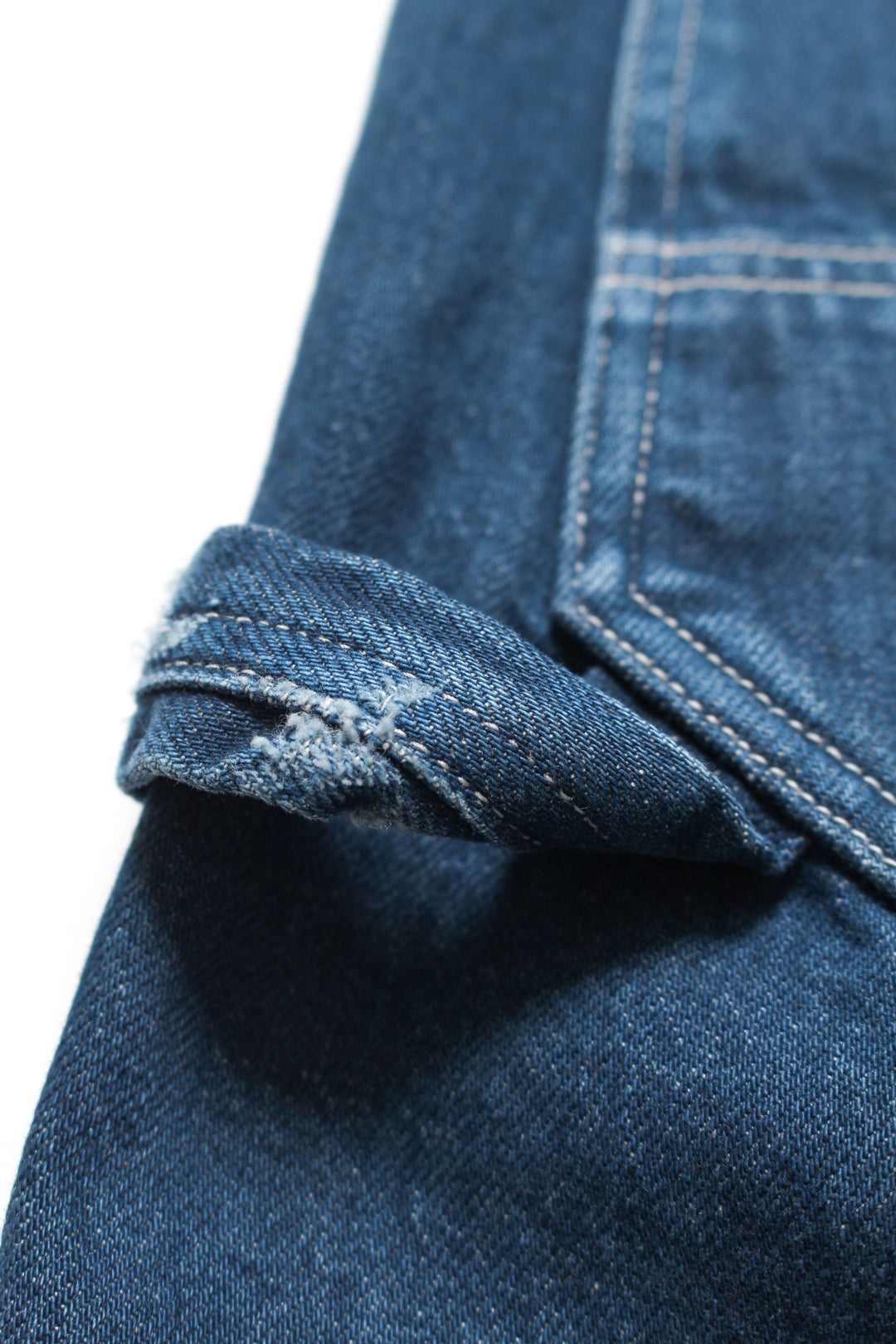 REPAIRED INDIGO PAINTER PANTS - AGED INDIGO