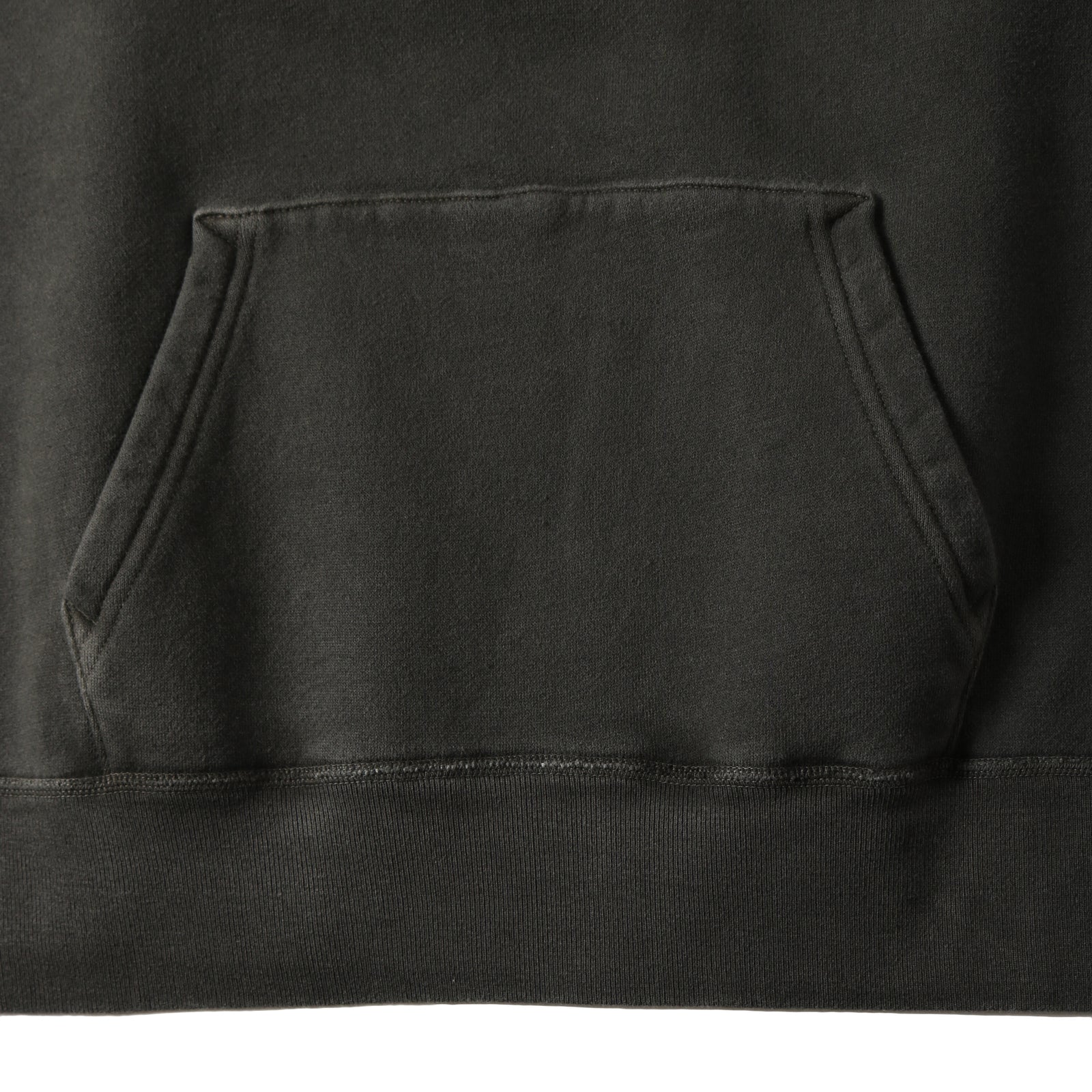 BR-3042PG "STANDARD" 30/7 COZUN PLANE HOODIE PIGMENT DYE - BLACK