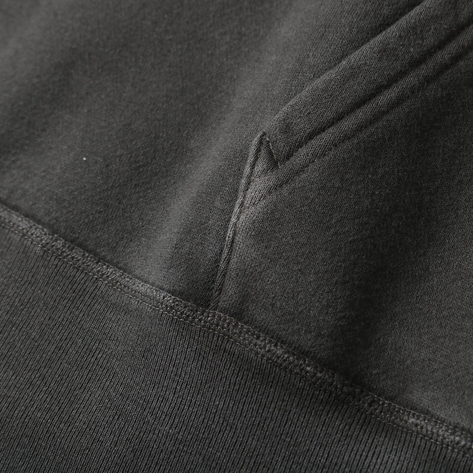 BR-3041PG "STANDARD" COZUN PLANE CREWNECK SWEATSHIRT PIGMENT DYE - BLACK