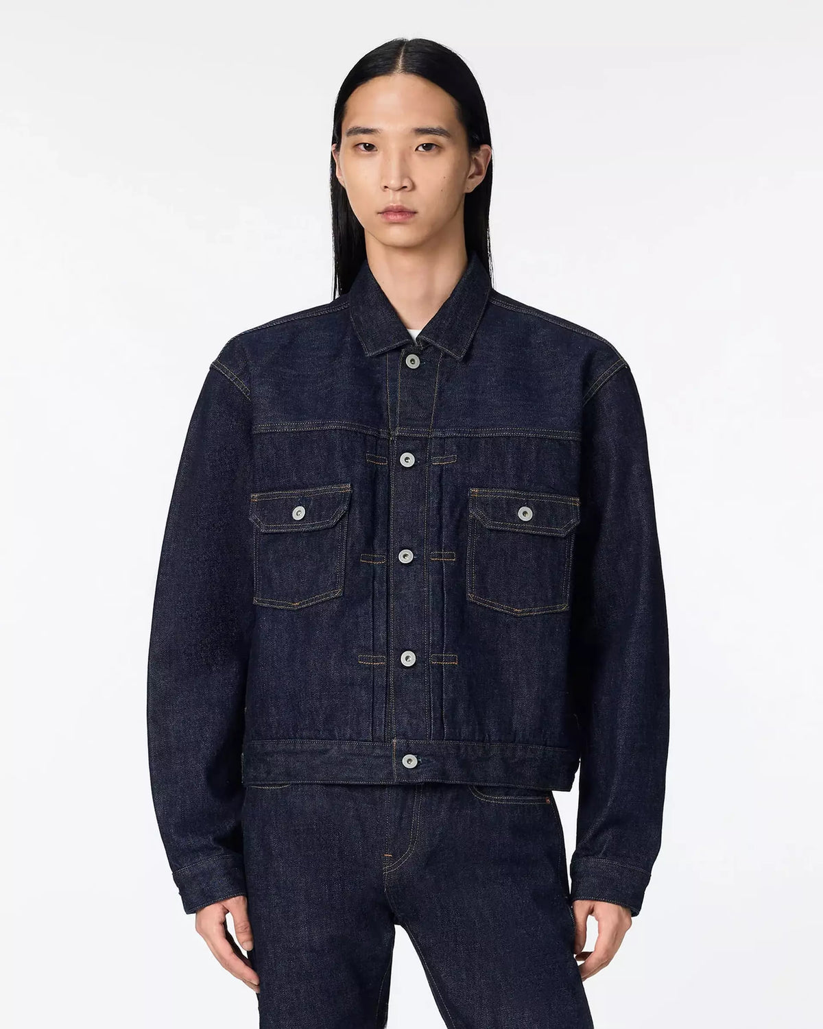 JMGJ1201 Selvedge Type 2 Denim Jacket 14oz - INDIGO