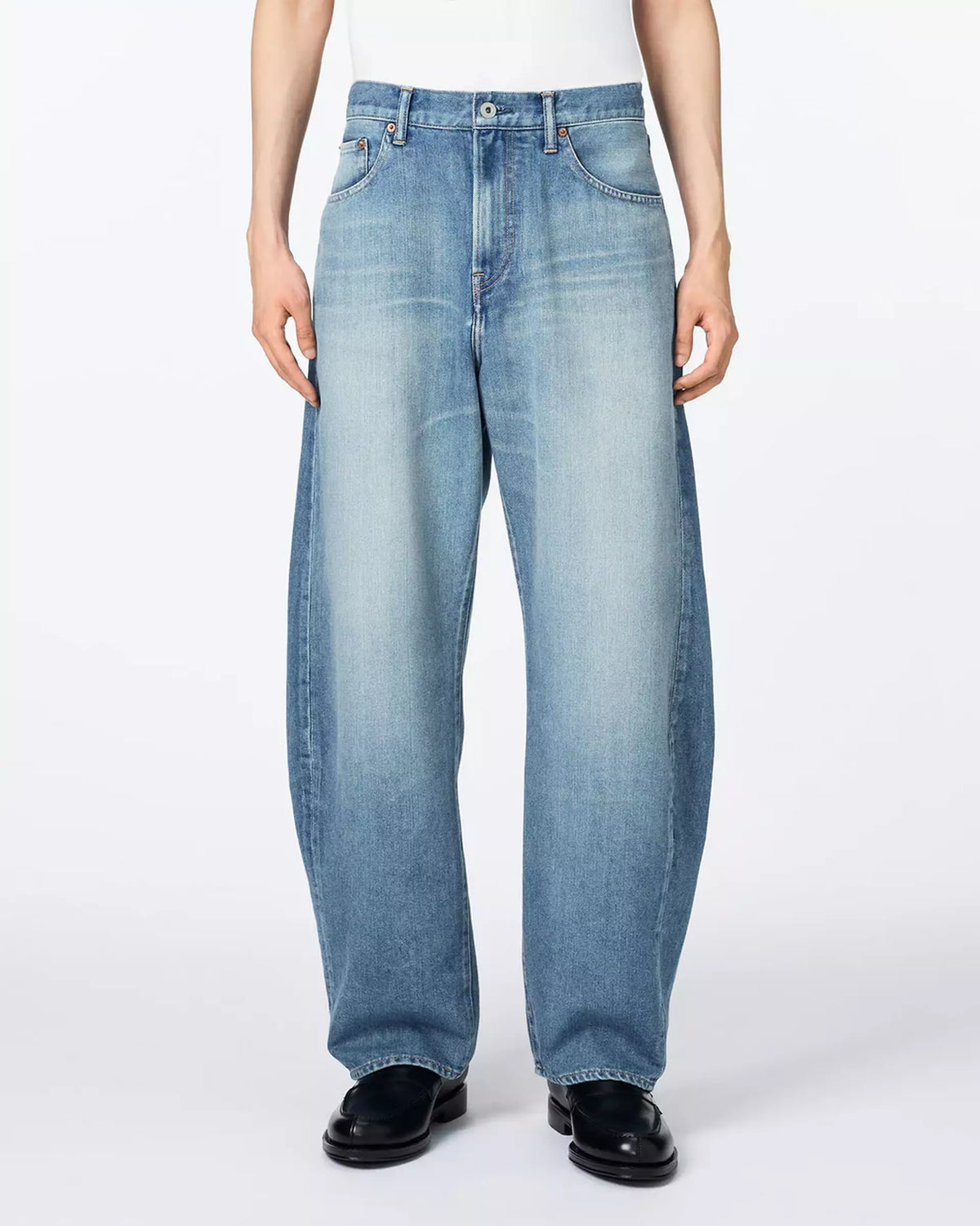JMJA0902 Light Curve Jeans 9oz - MEDIUM INDIGO
