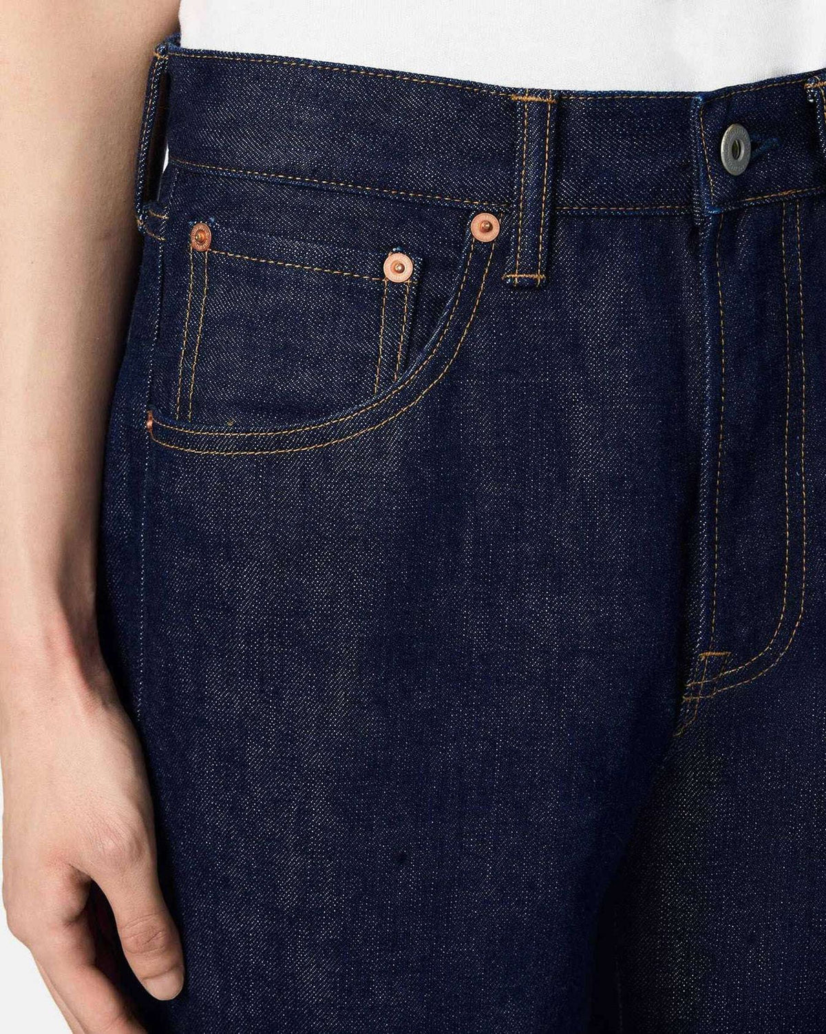 JMJE1102 Selvedge Straight Jeans 16oz - INDIGO