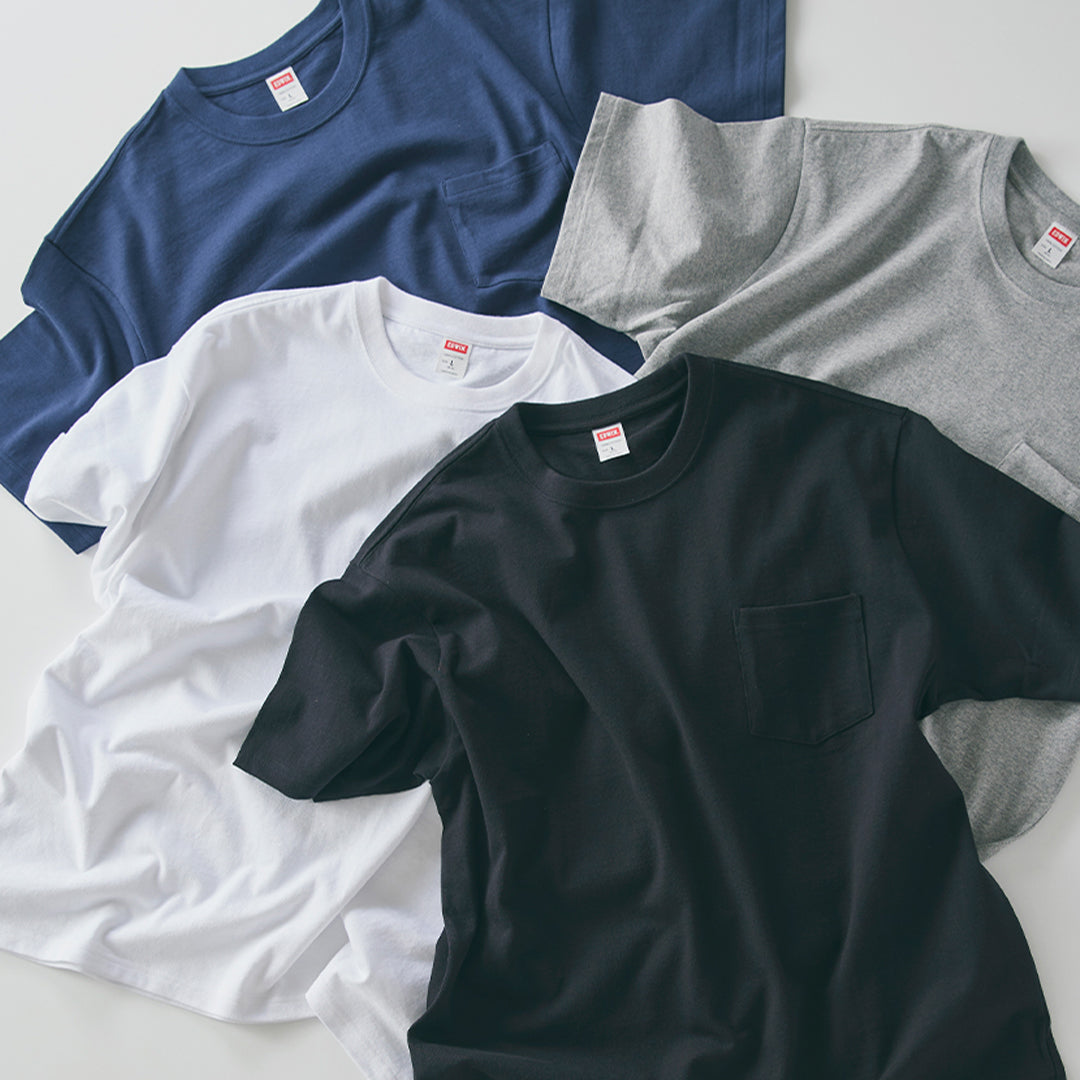 KST061-75 POCKET TEE S/S - BLACK