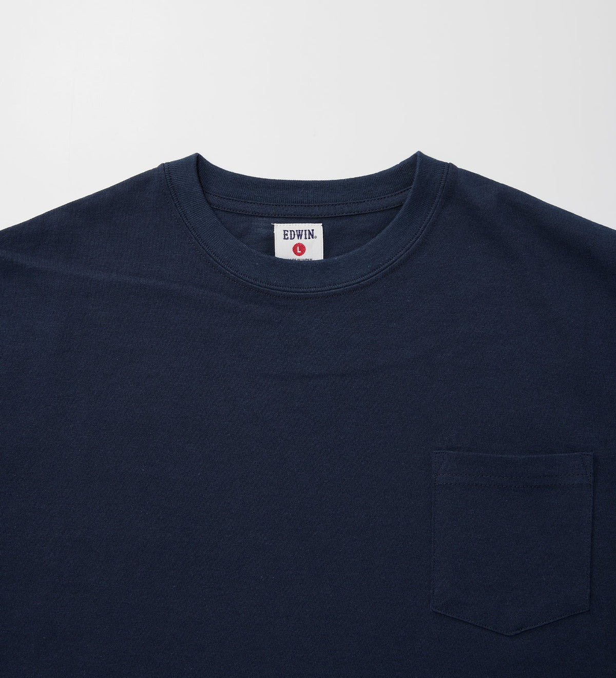 KST074-04 HEAVY WEIGHT POCKET TEE S/S - NAVY