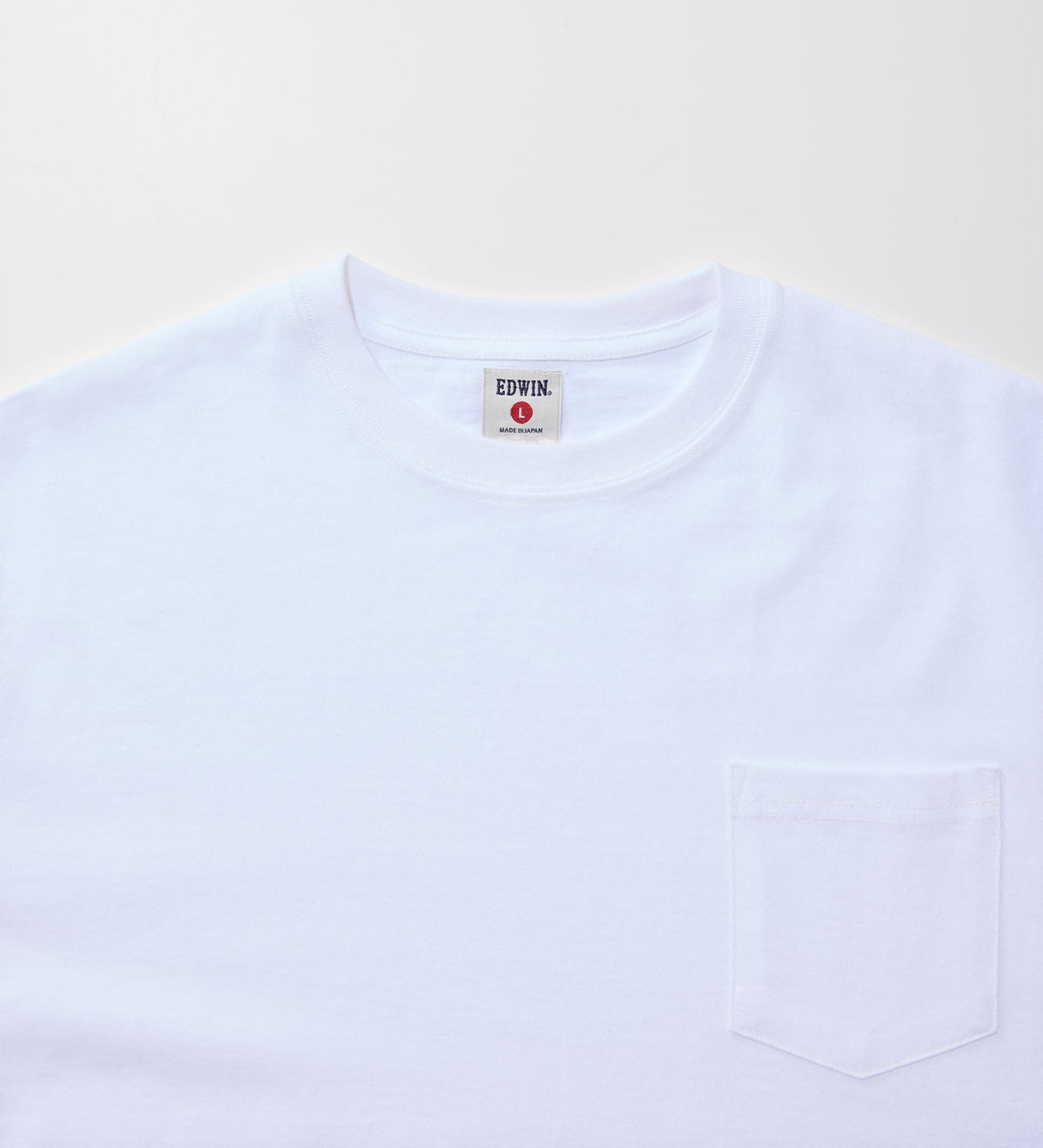 KST074-18 HEAVY WEIGHT POCKET TEE S/S - WHITE