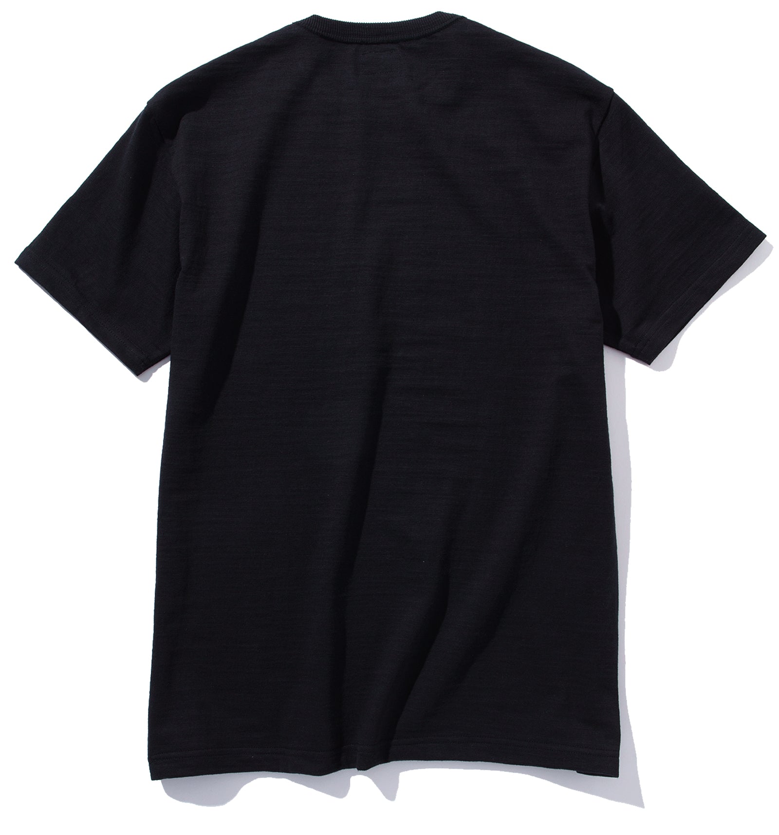 ATHLETIC T-SHIRT / LOOP-WHEEL - BLACK