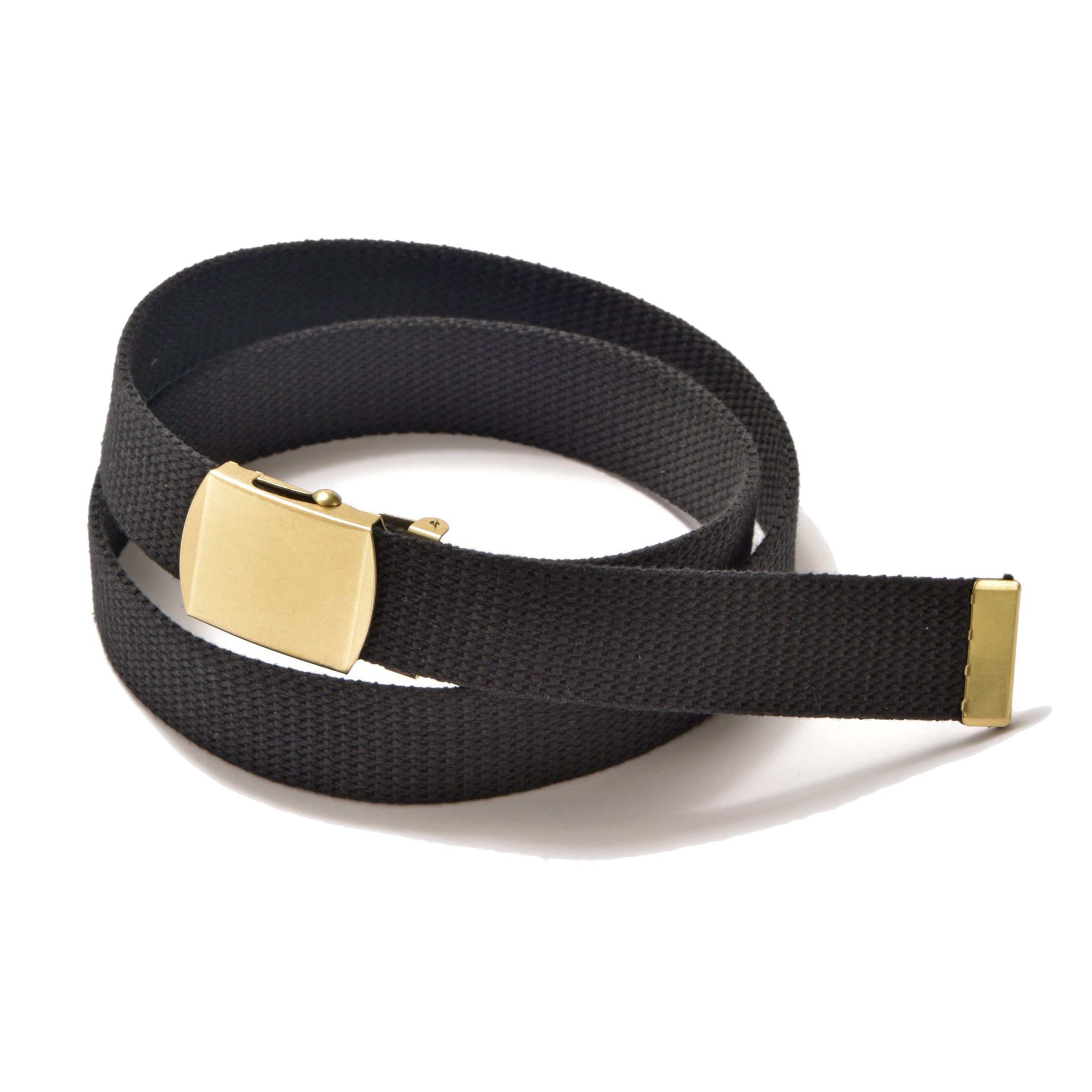 WHITE TROUSER UNIFORM BELT -  BLACK