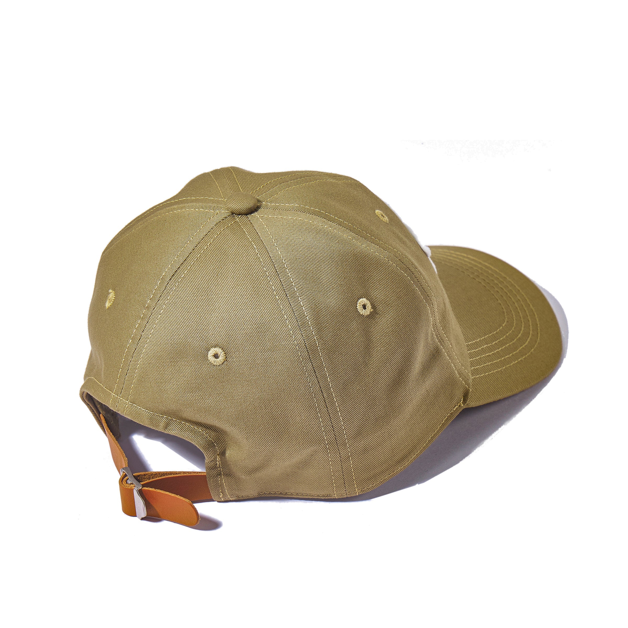 THE REAL McCOY'S LOGO BASEBALL CAP - KHAKI