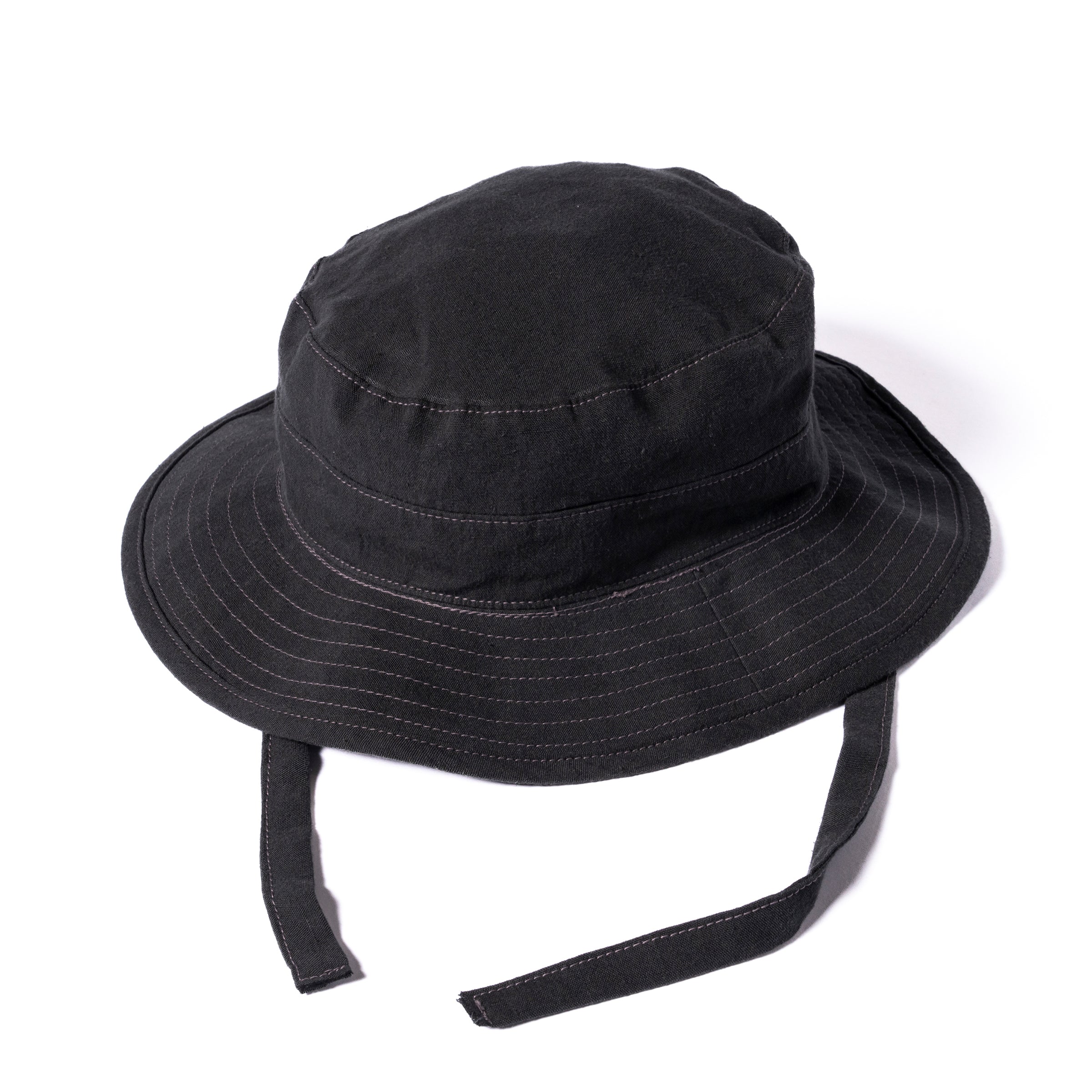 VIETNAM WAR BLACK BOONIE HAT - BLACK