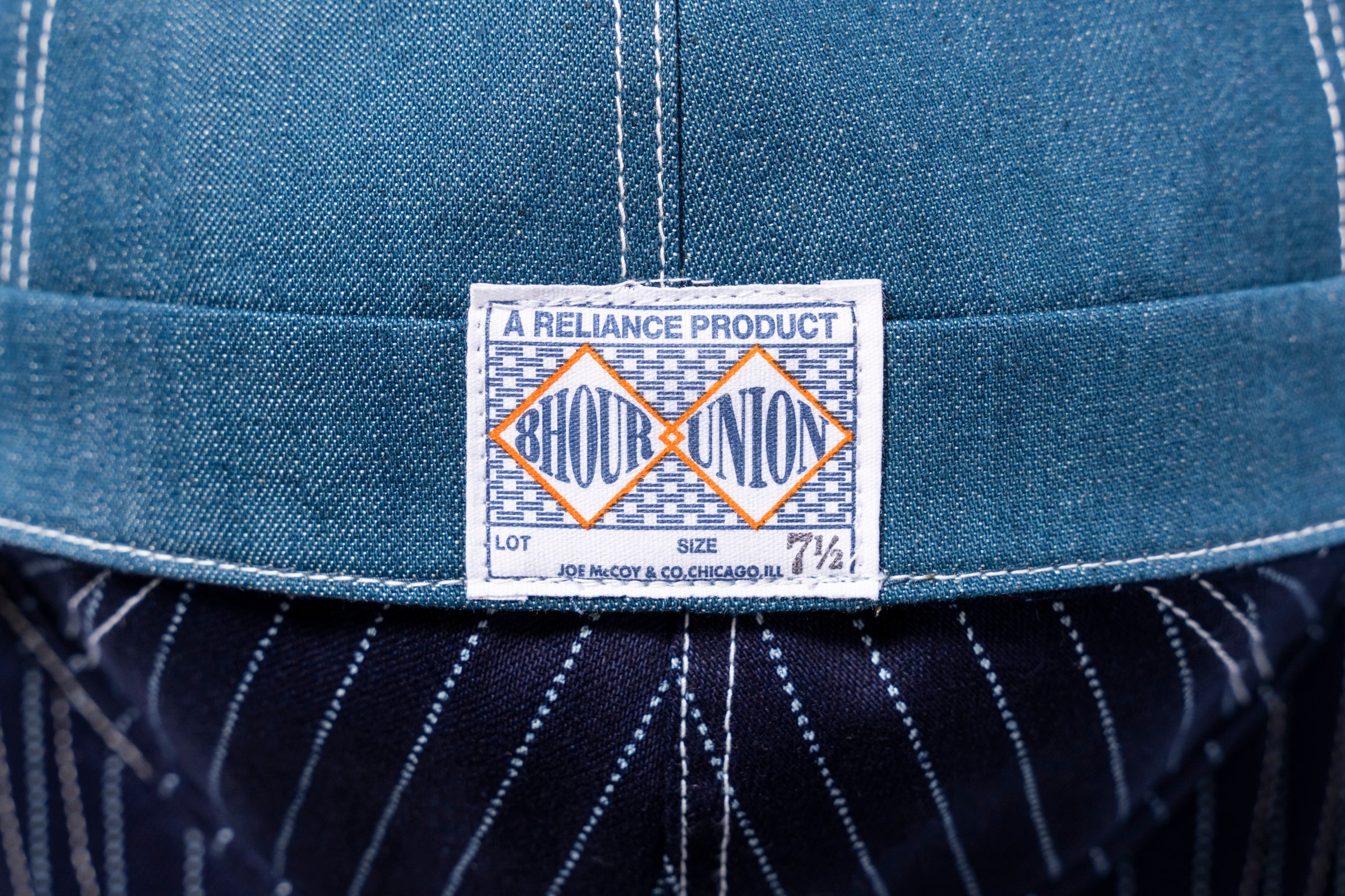 WABASH REVERSIBLE WORK CAP - INDIGO