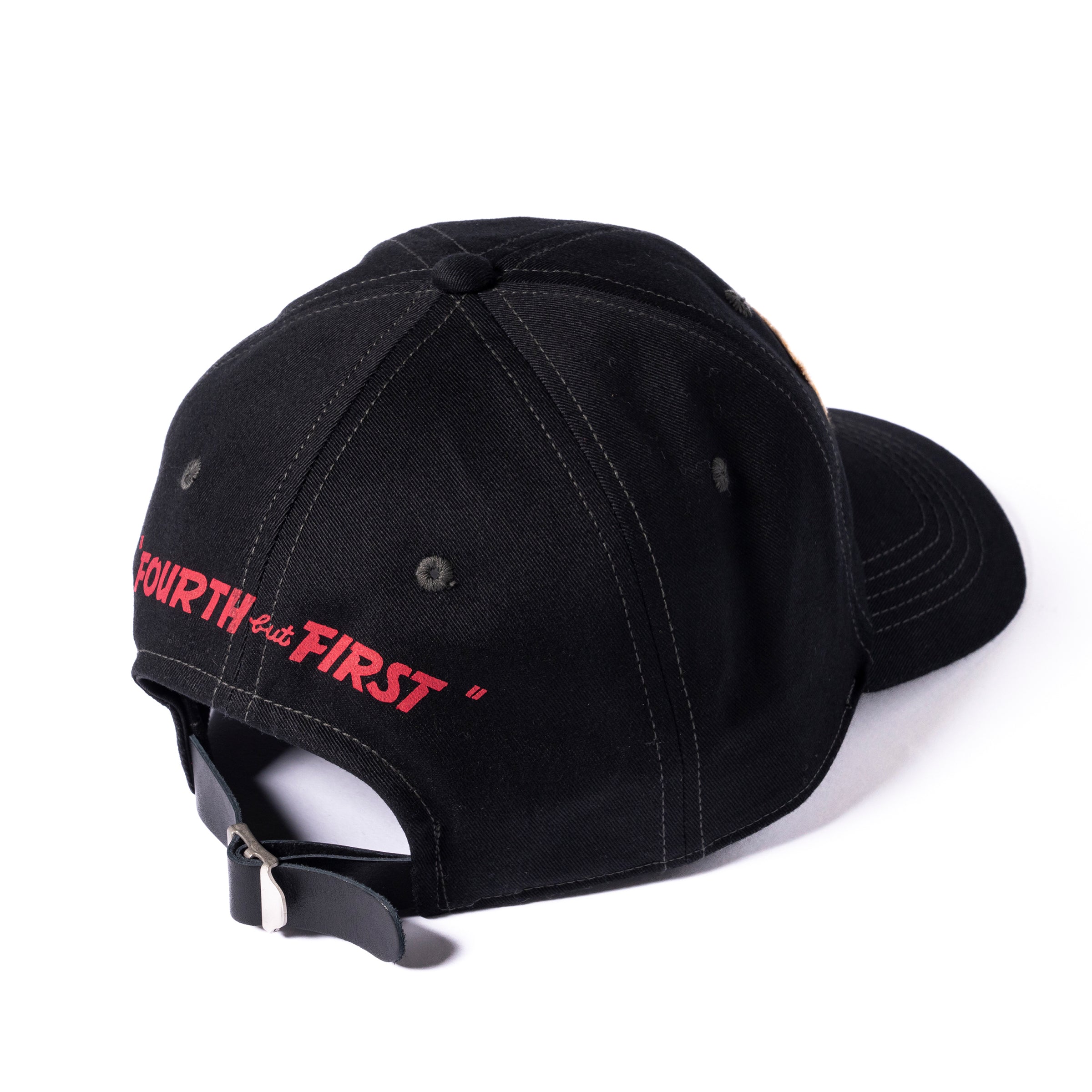 BASEBALL CAP / FOURTH BUT FIRST - BLACK