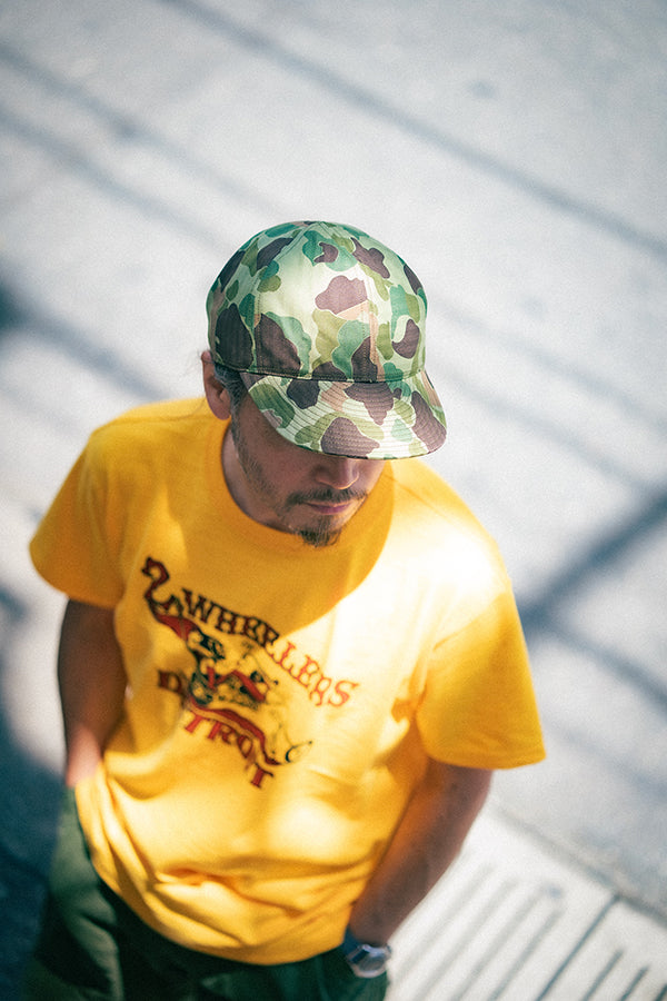 MA26002 A-3 CAP / REVERSIBLE FROGSKIN CAMOUFLAGE - GREEN