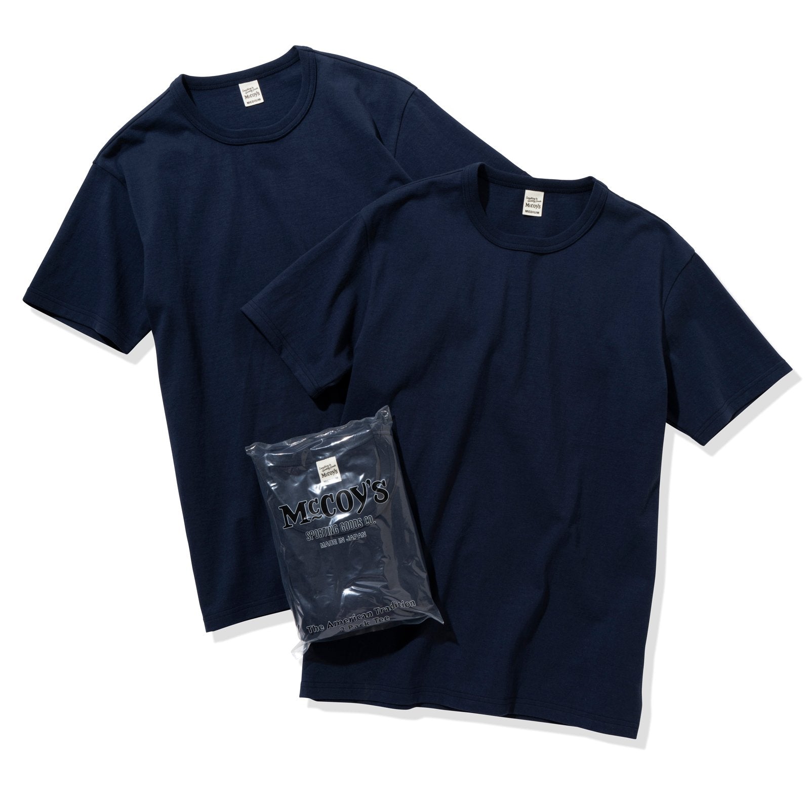 MCCOY'S 2pcs PACK TEE - NAVY