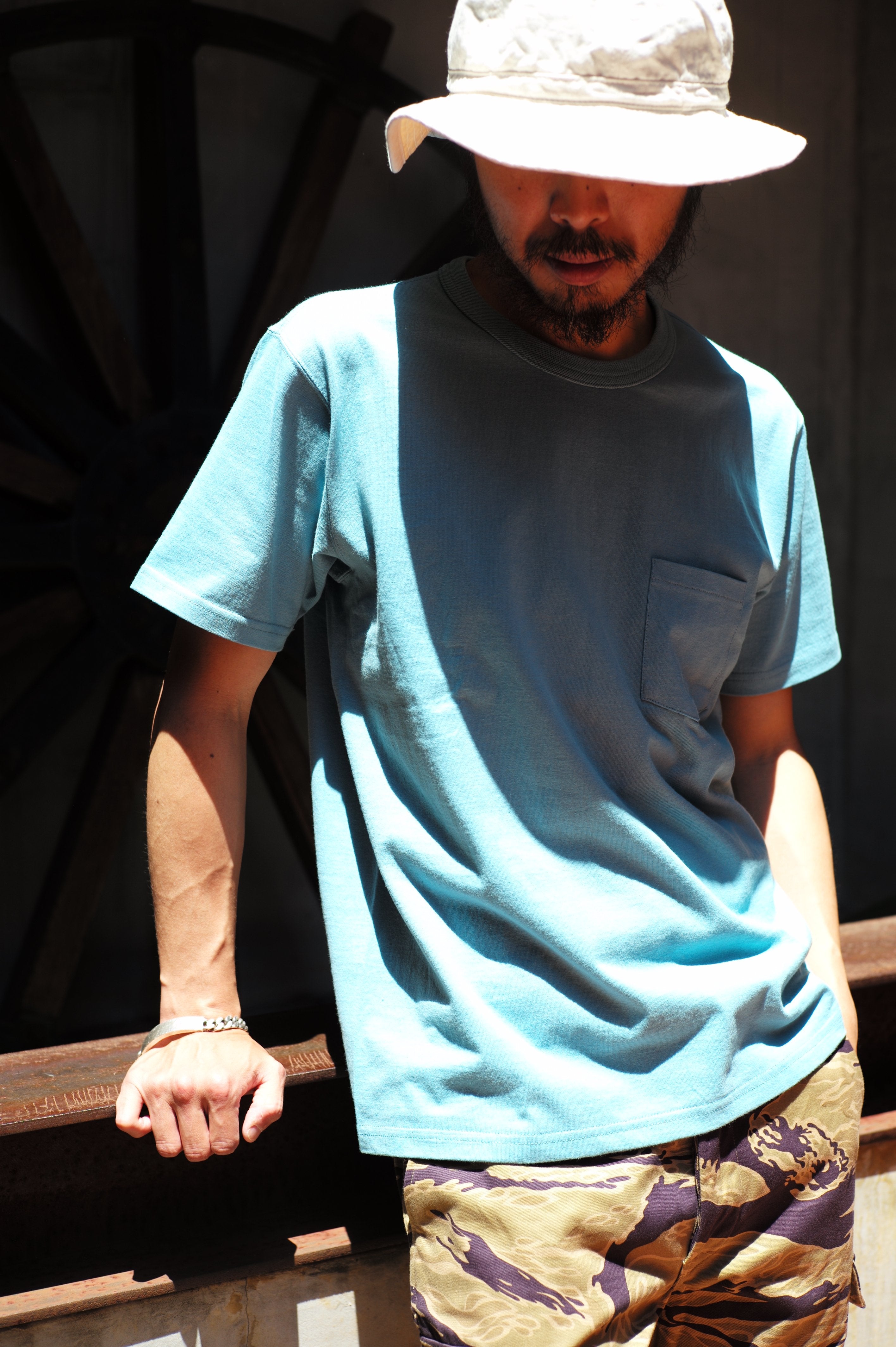 POCKET TEE - TEAL