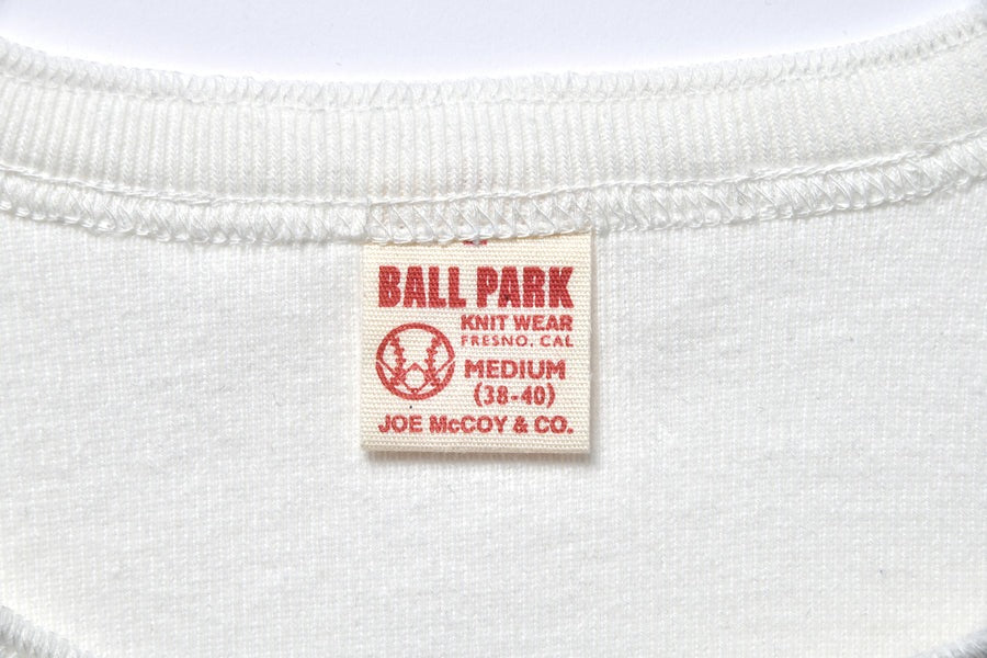 MC23022 UNION HENLEY UNDERSHIRT S/S - WHITE
