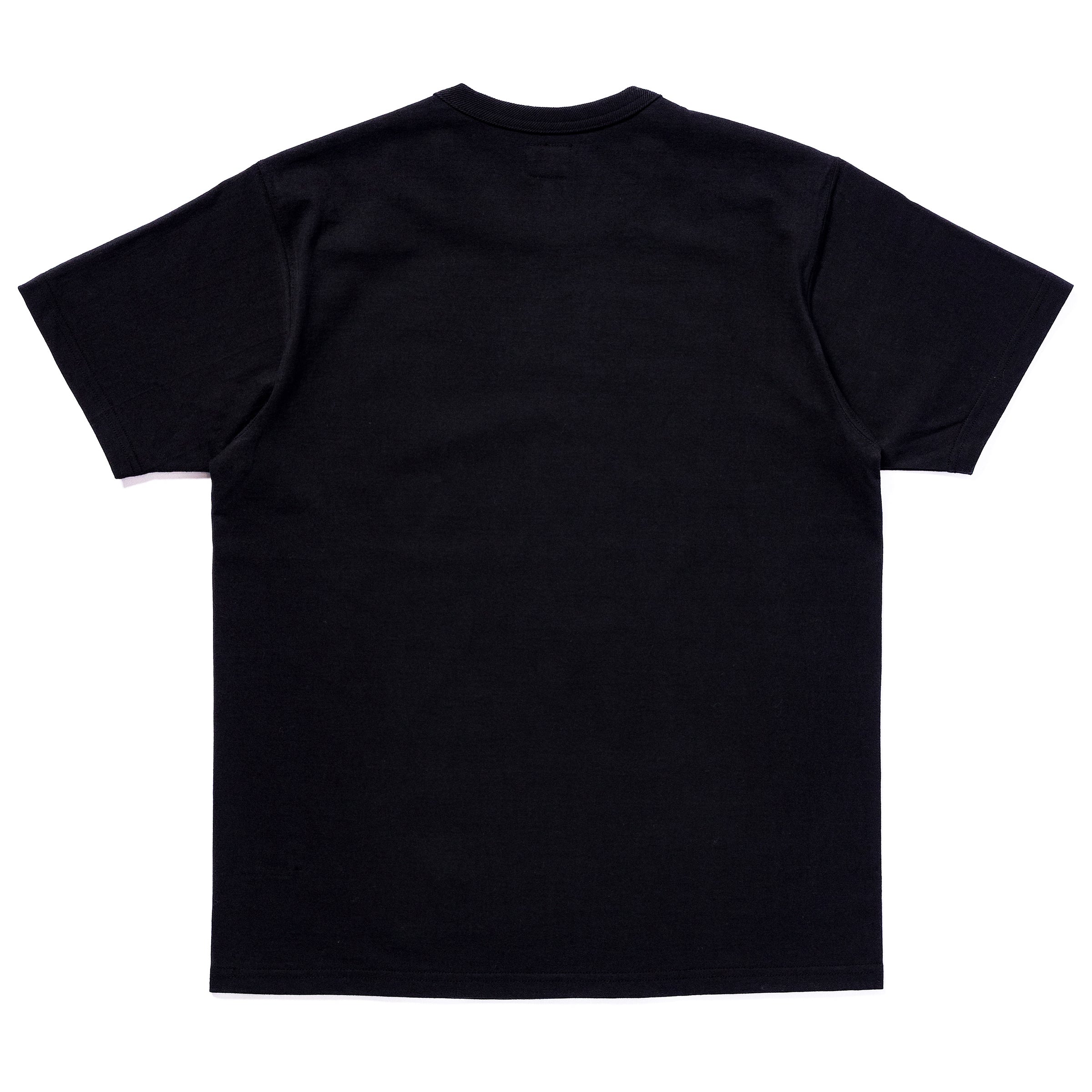 THE REAL MCCOY'S LOGO TEE S/S - BLACK