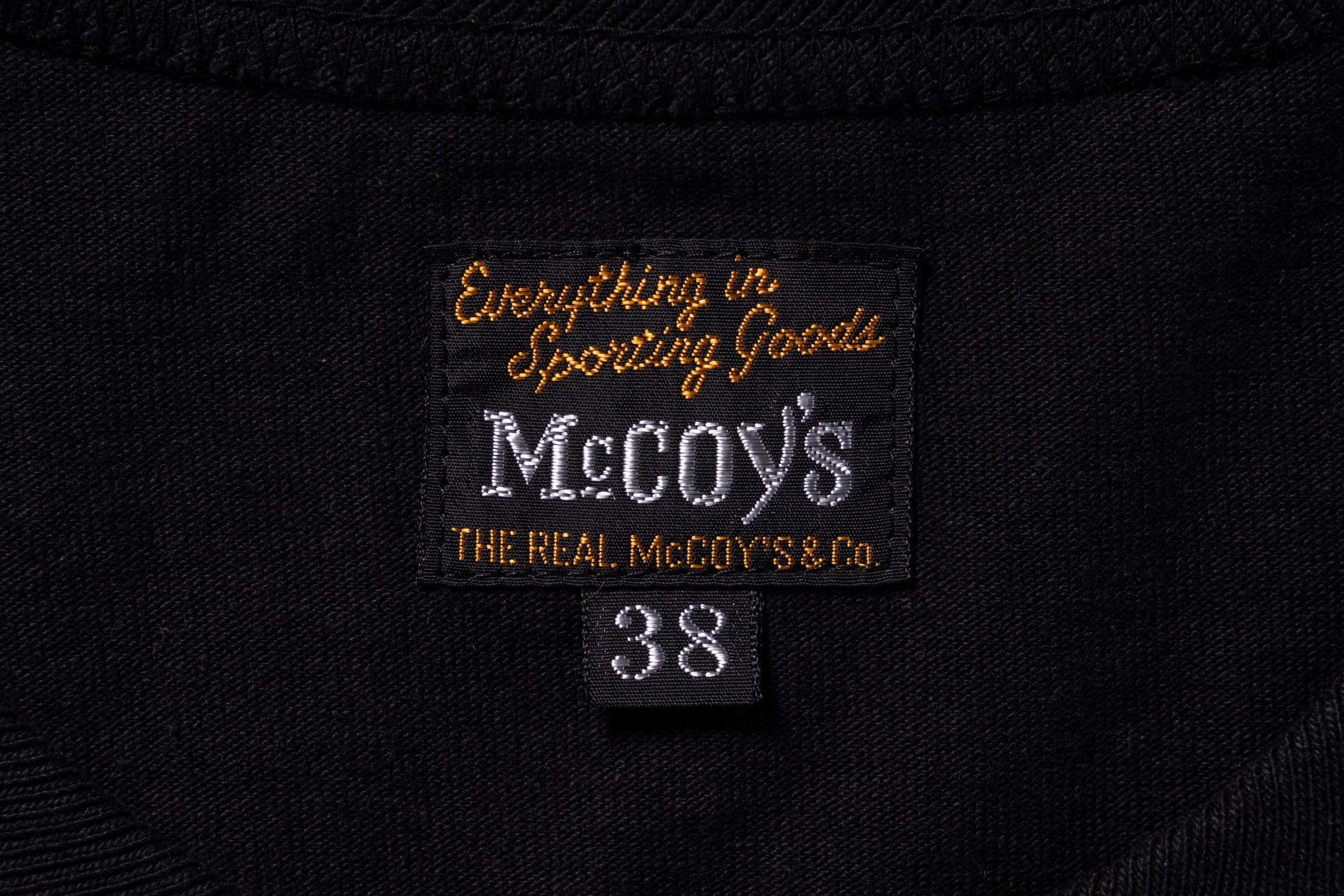 MILITARY TEE / GOOD GUYS WEAR MCCOY S - BLACK