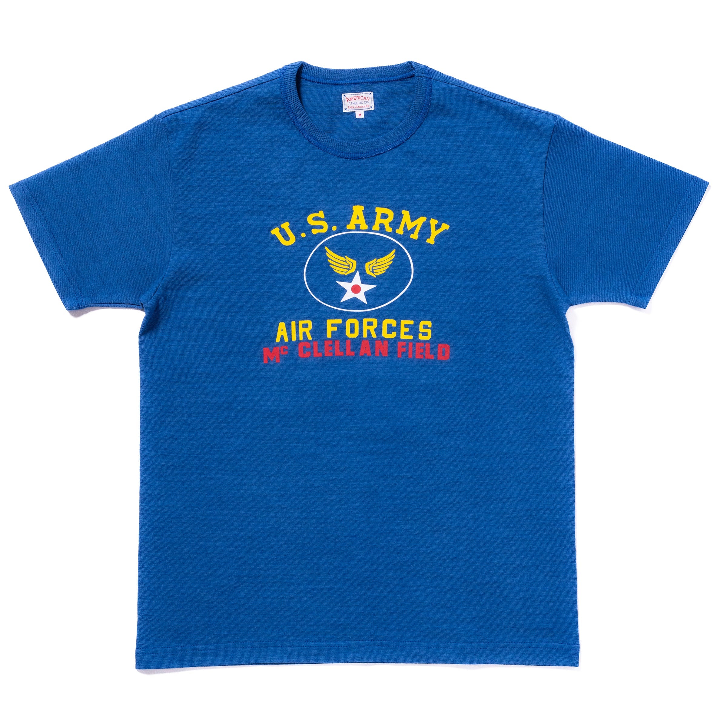 AMERICAN ATHLETIC TEE / USAAF MCCLELLAN FIELD - BLUE