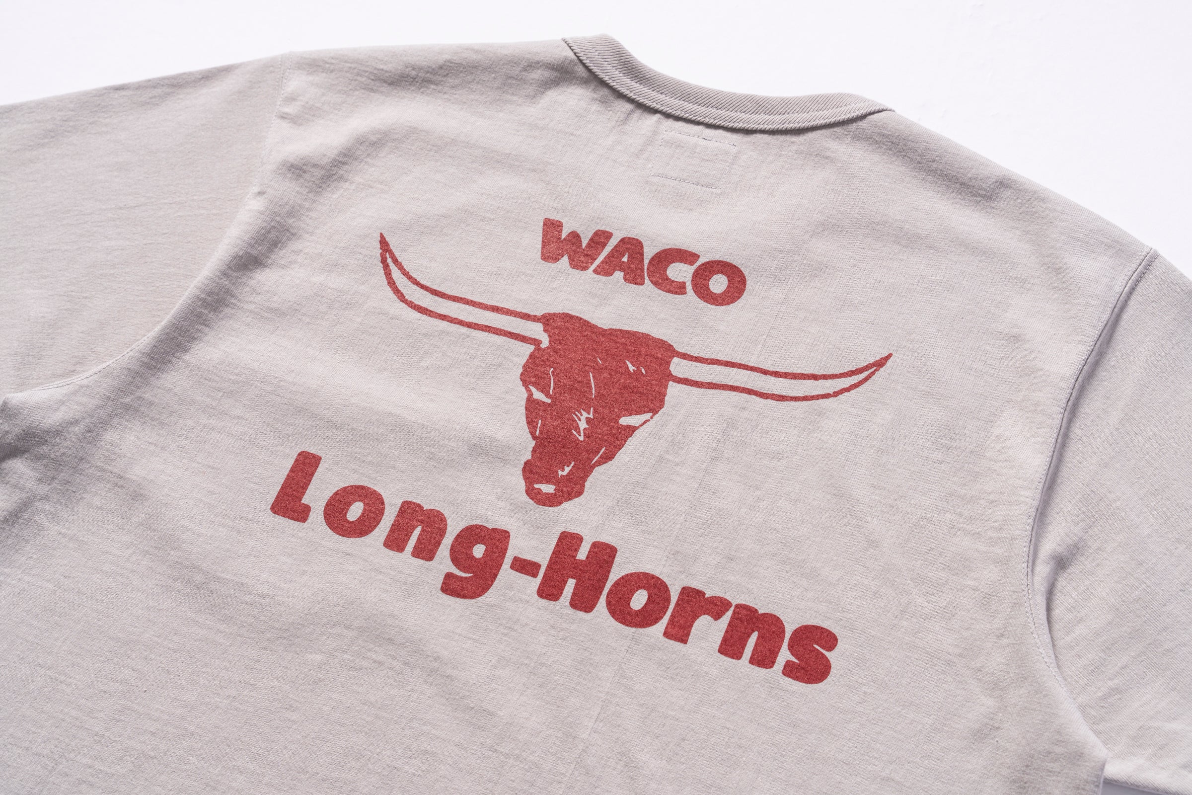 JOE MCCOY TEE / WACO LONG-HORNS - CLOUD