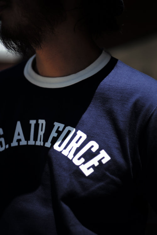 MC25008 MILITARY TEE / U.S. AIR FORCE - NAVY/MILK