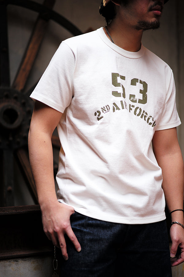 MC26016 MILITARY TEE / 53rd 2nd AIR FORCE - MILK