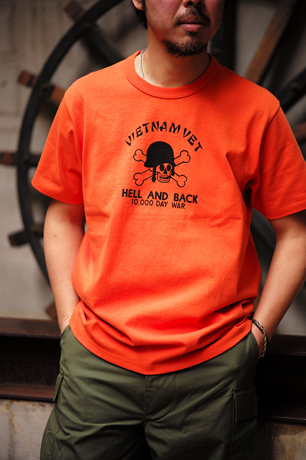 MC26018 MILITARY TEE / VIETNAM VET - ORANGE