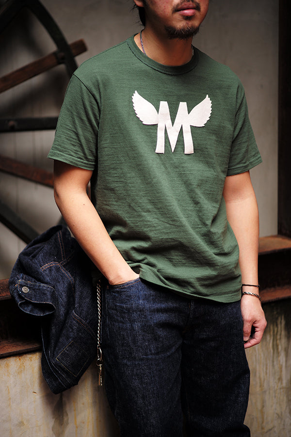 MC26020 ATHLETIC T-SHIRT / FLYING M - FOREST