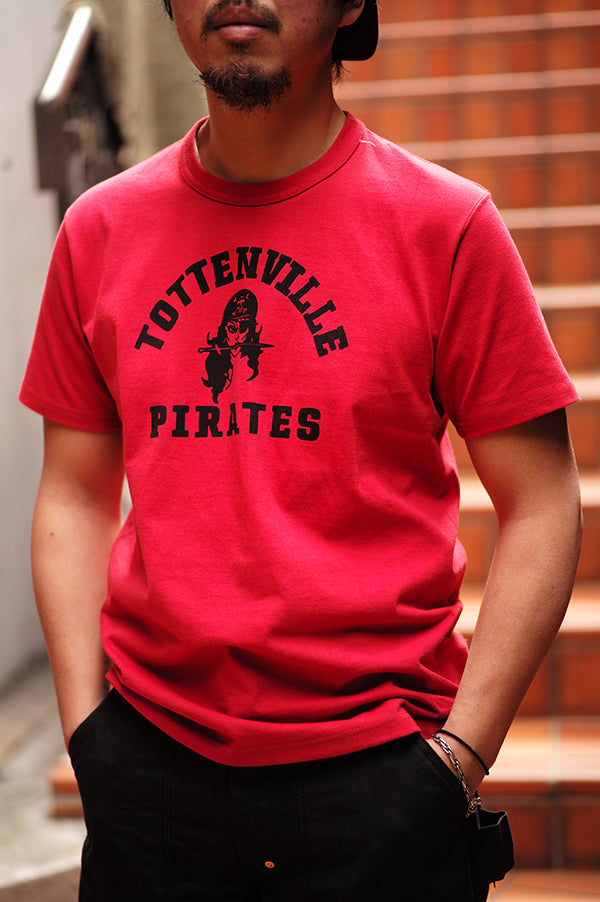 MC26025 JOE MCCOY TEE / PIRATES - CHERRY