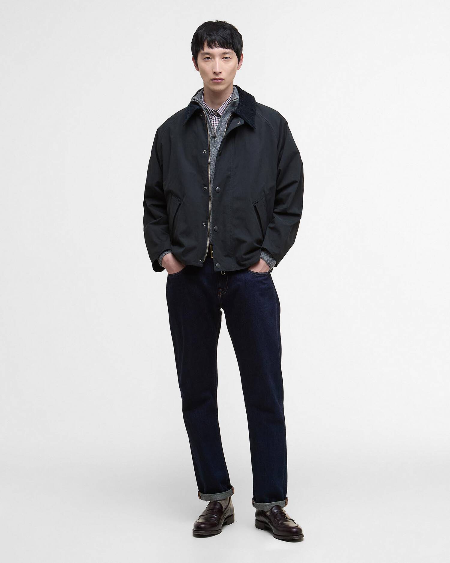 OS TRANSPORT CASUAL JACKET - NAVY