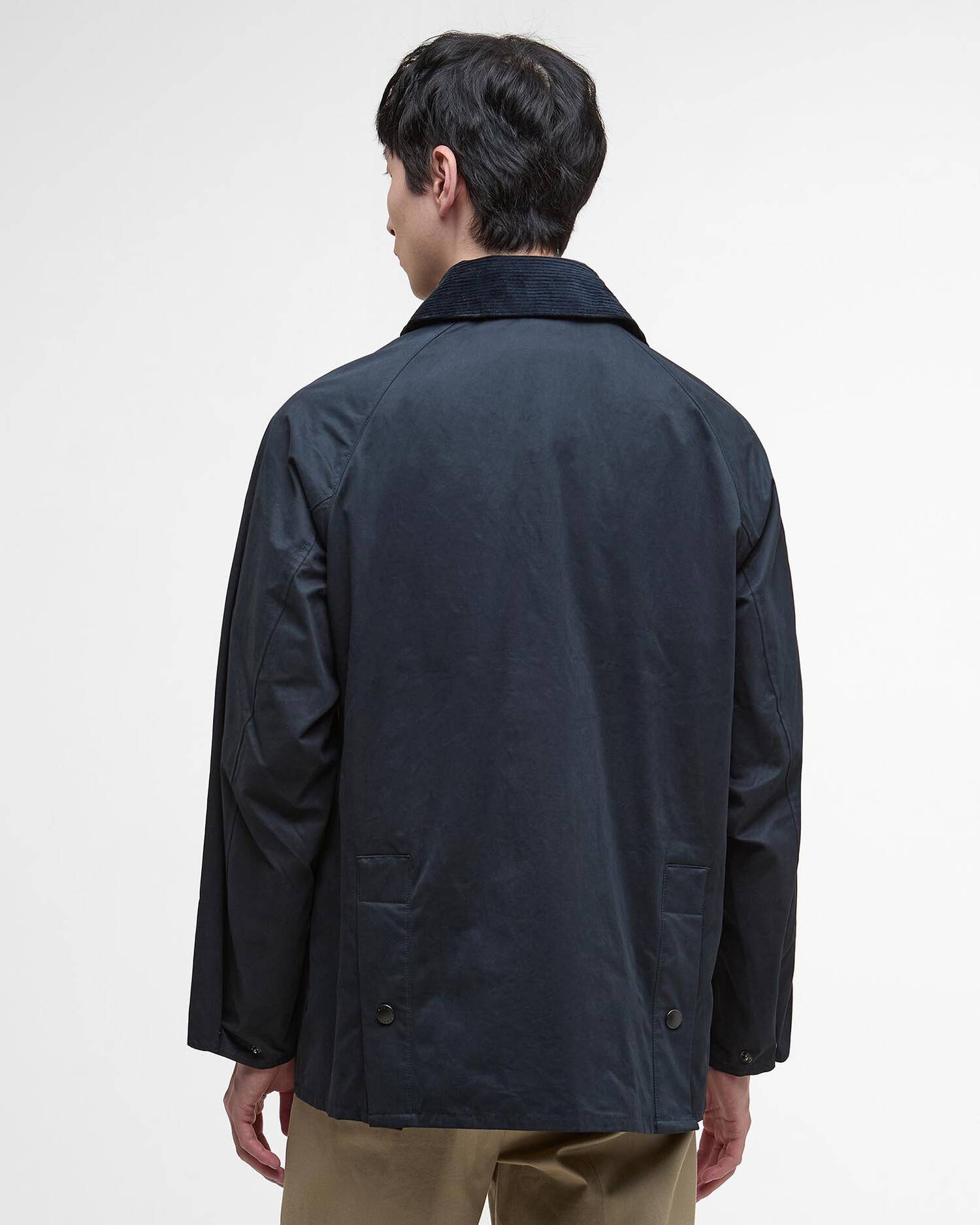 OS PEACHED BEDALE CASUAL JACKET - NAVY