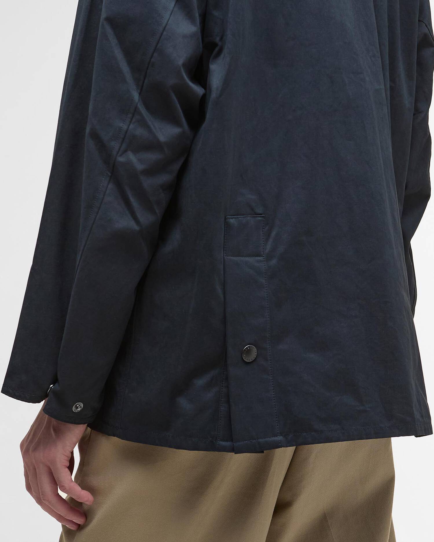 OS PEACHED BEDALE CASUAL JACKET - NAVY