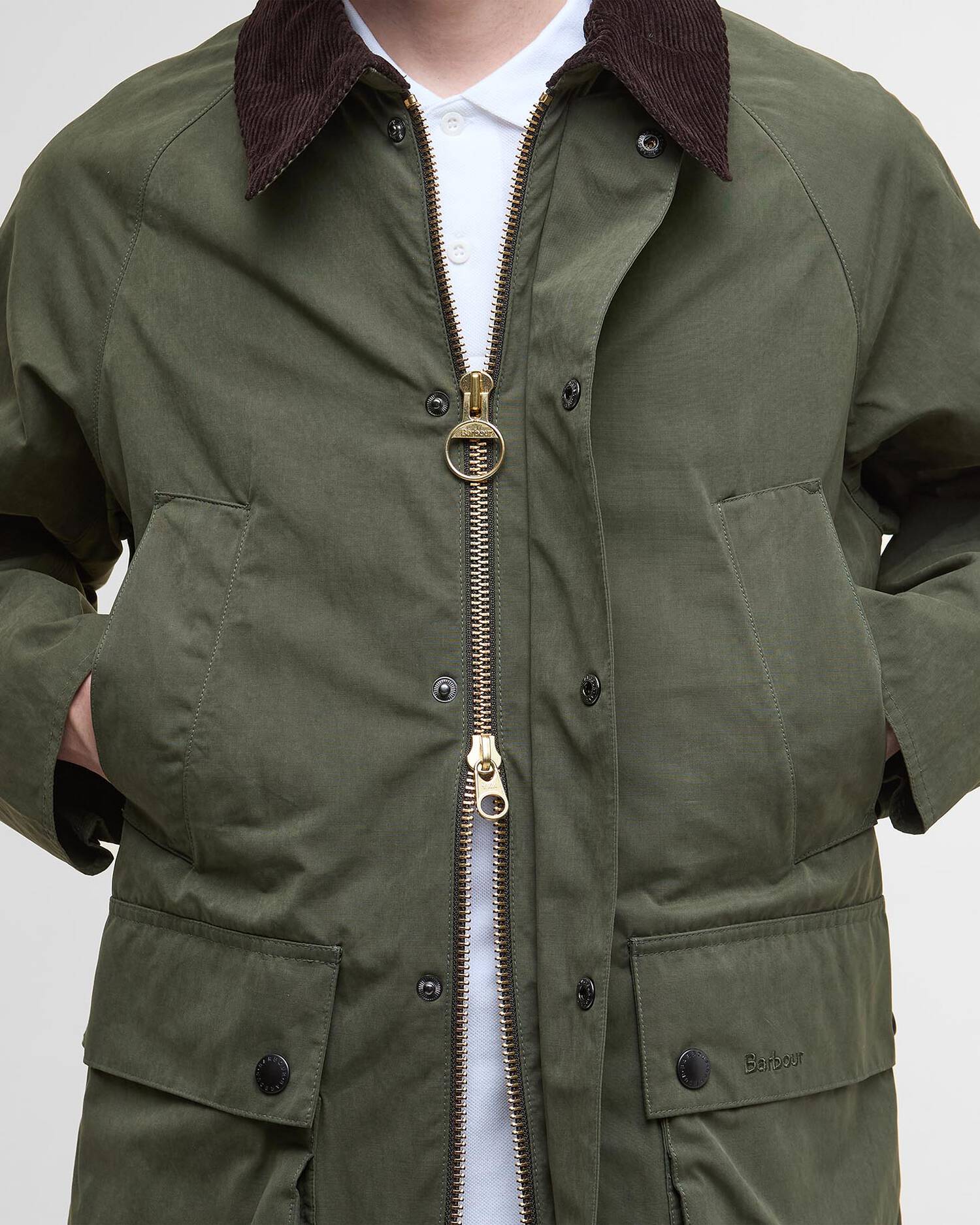 OS PEACH BEDALE CASUAL JACKET - SAGE