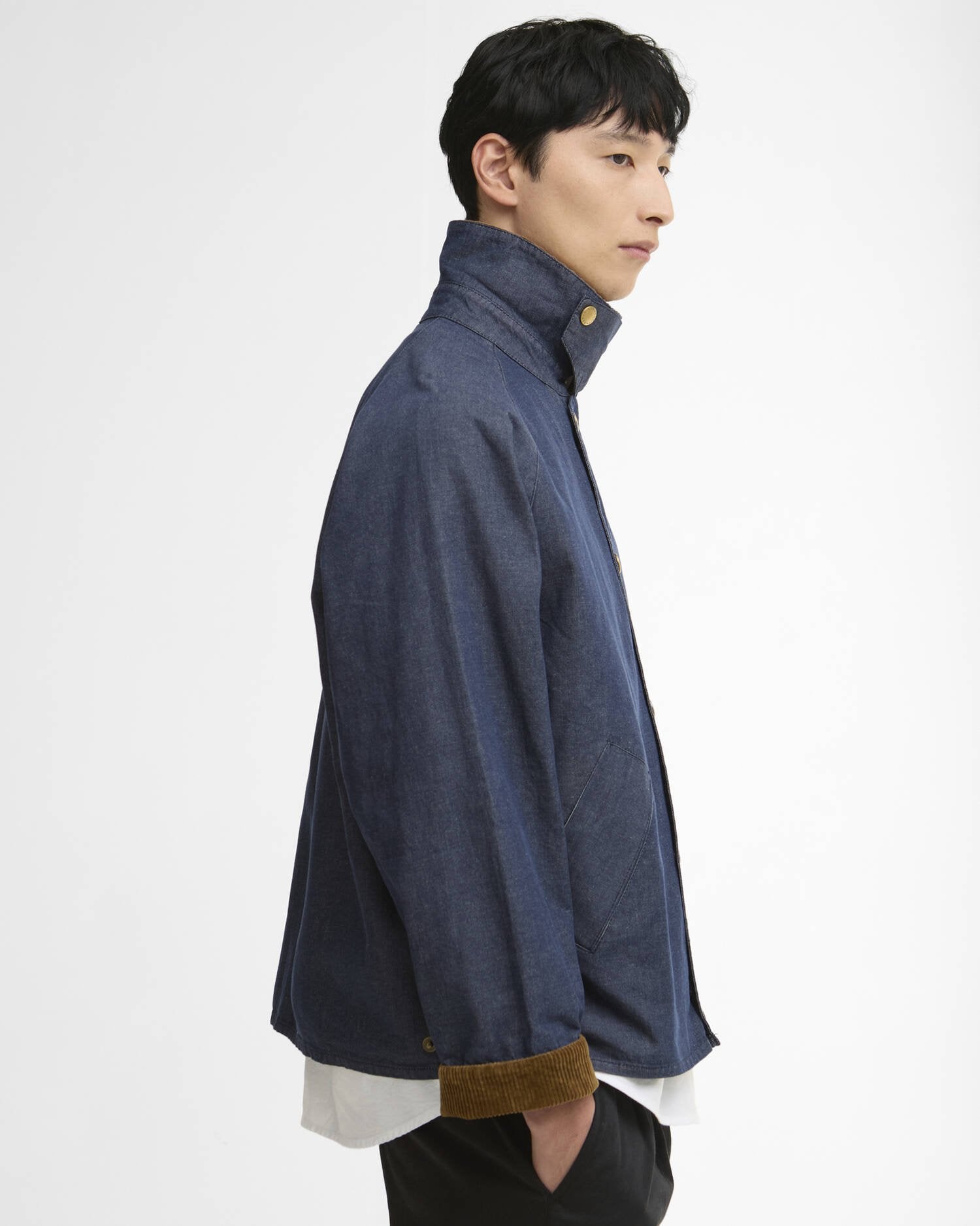 た*か様 Barbour TRANSPORT DENIM CASUAL JACK TRANSPORT DENIM CASUAL JACKET - INDIGO