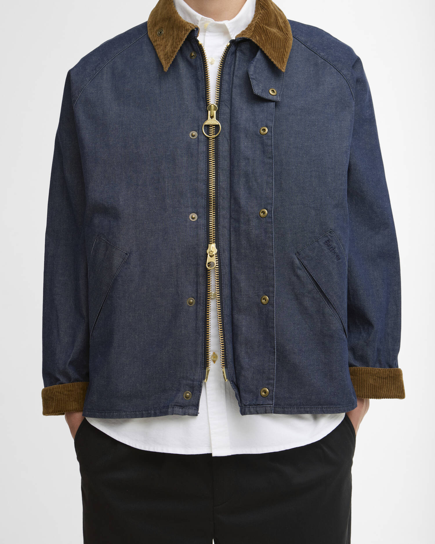 た*か様 Barbour TRANSPORT DENIM CASUAL JACK TRANSPORT DENIM CASUAL JACKET - INDIGO